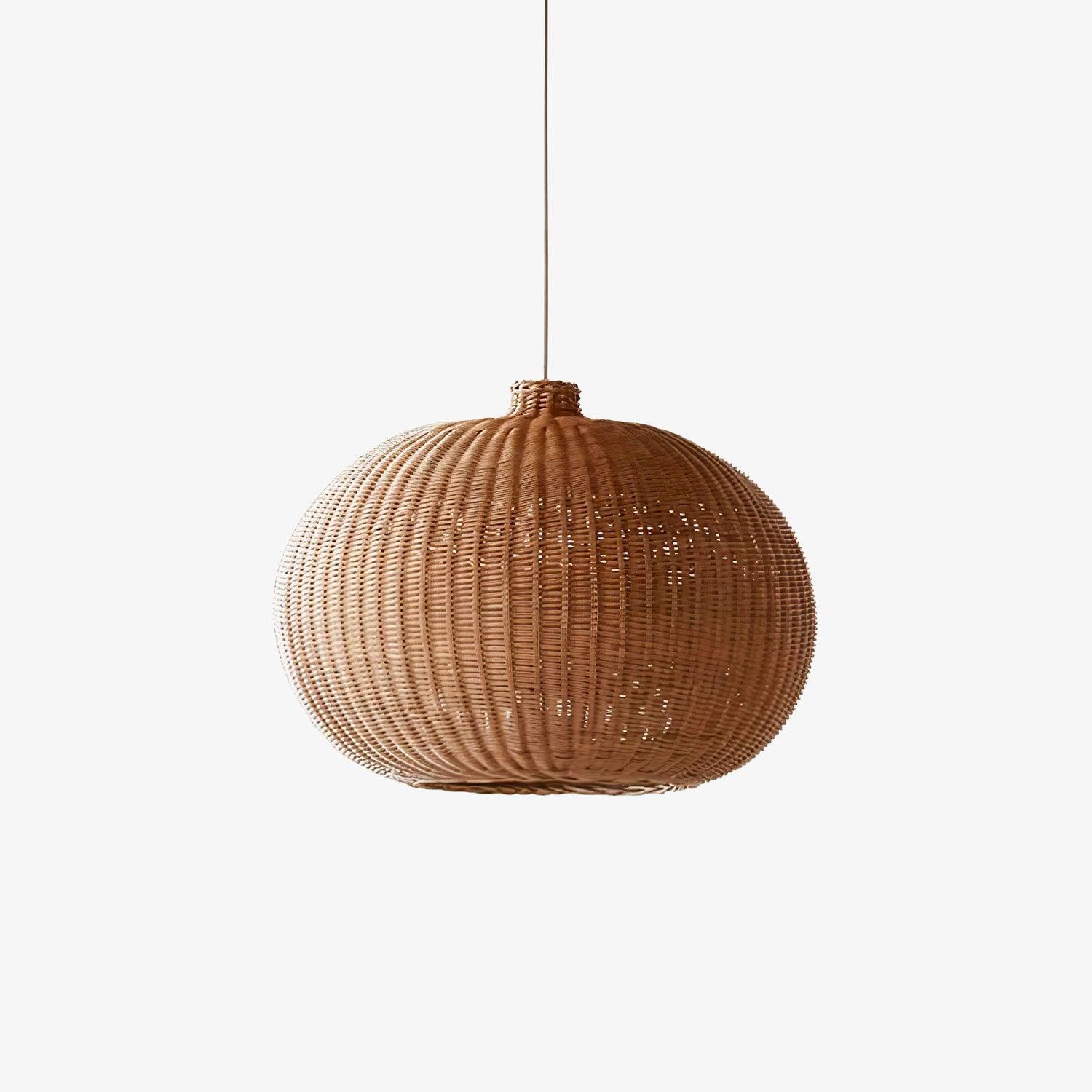 Solvice Vintage Rattan Pendelleuchte-Letslighting