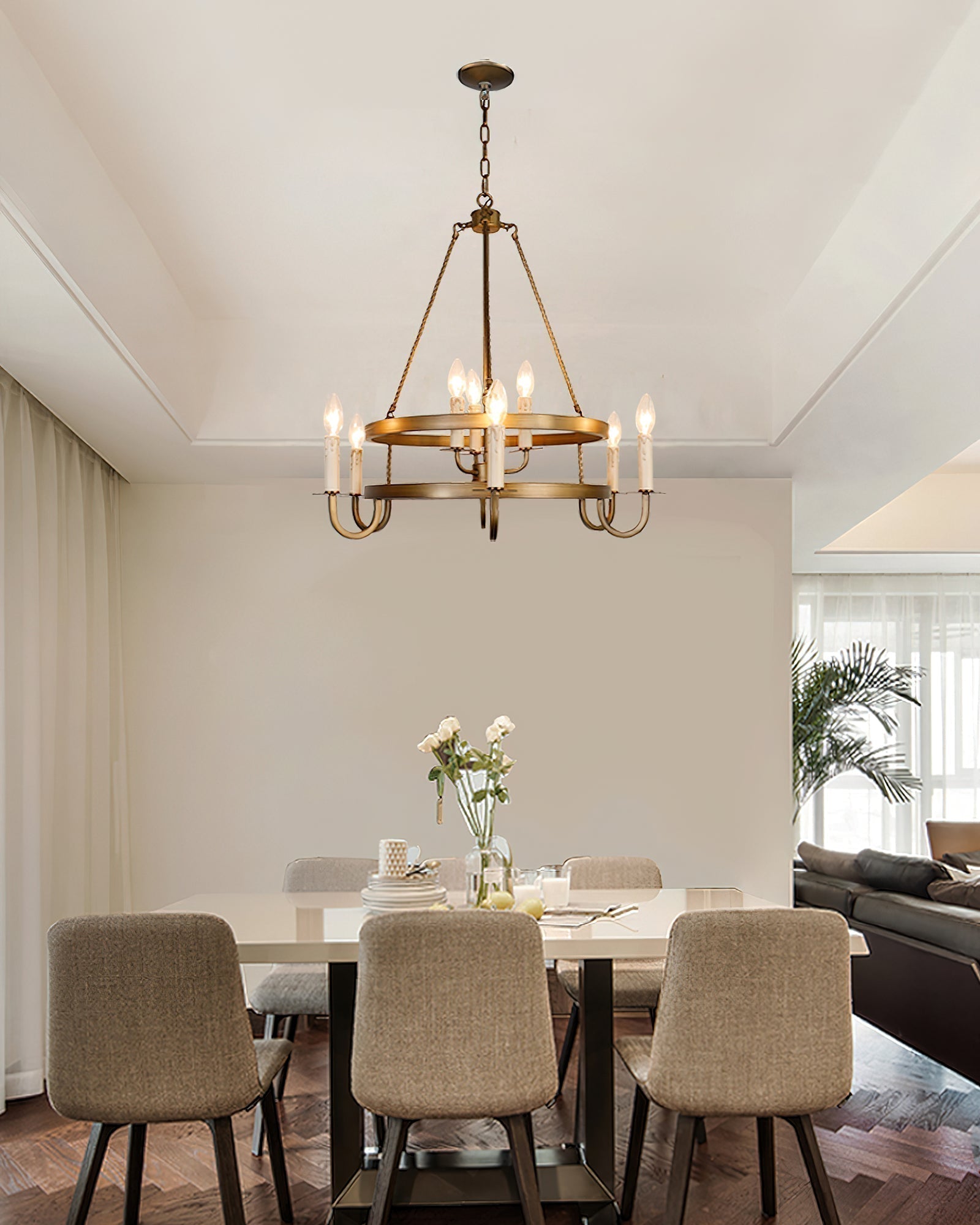 Vintara Kerzenleuchter aus Messing-Letslighting