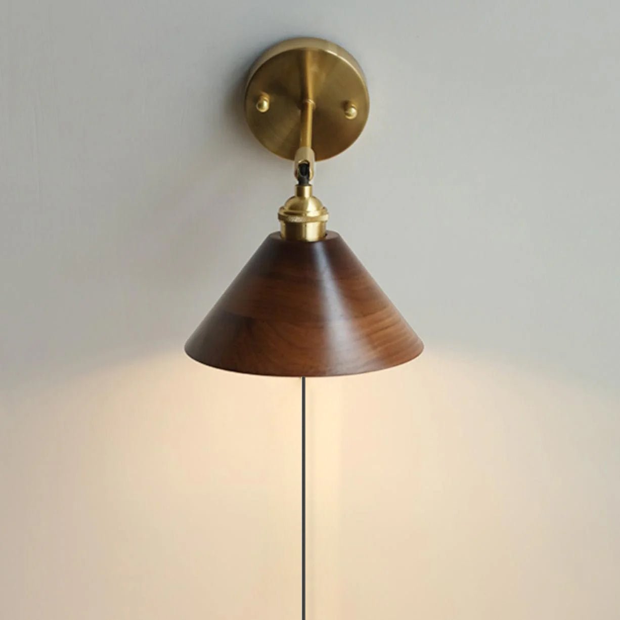 Eira Vintage-Wandleuchte mit Zugschalter