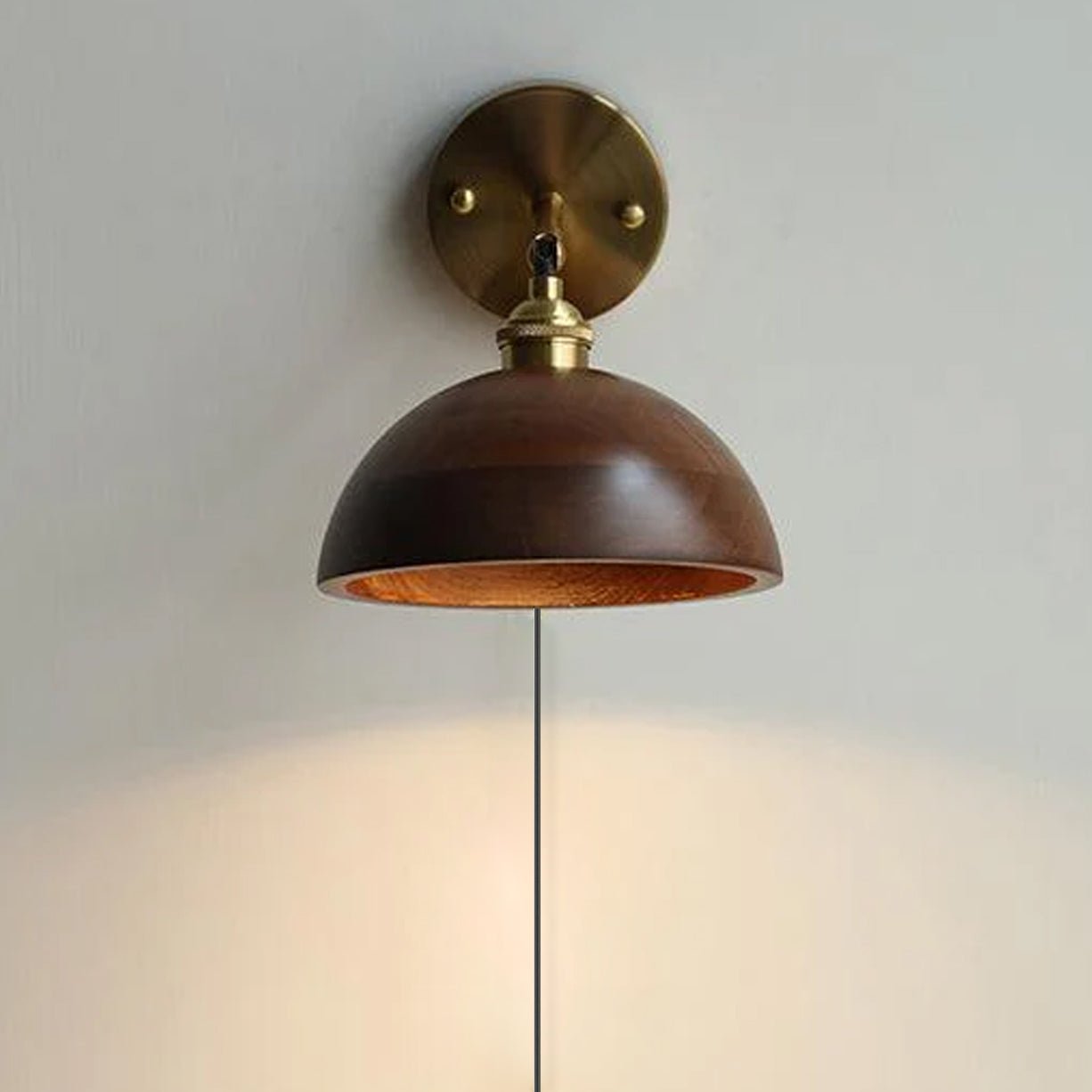 Eira Vintage-Wandleuchte mit Zugschalter