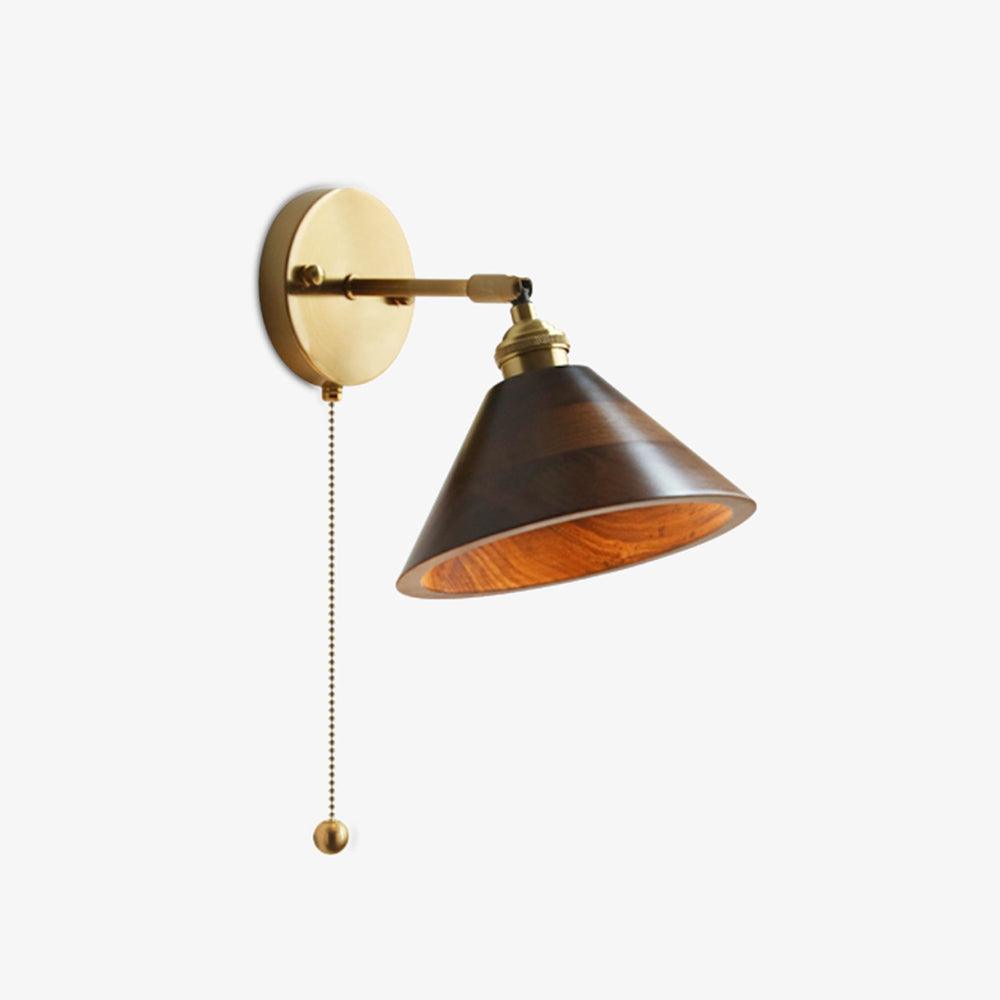 Eira Vintage-Wandleuchte mit Zugschalter