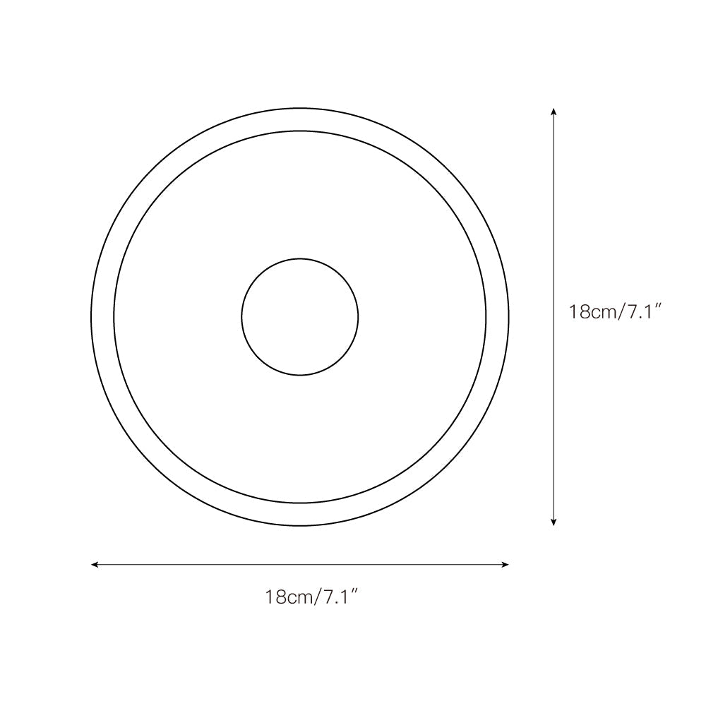 Ollaeos Modern Minimalist Disc Marble Metal Wall Lamp - Letslighting