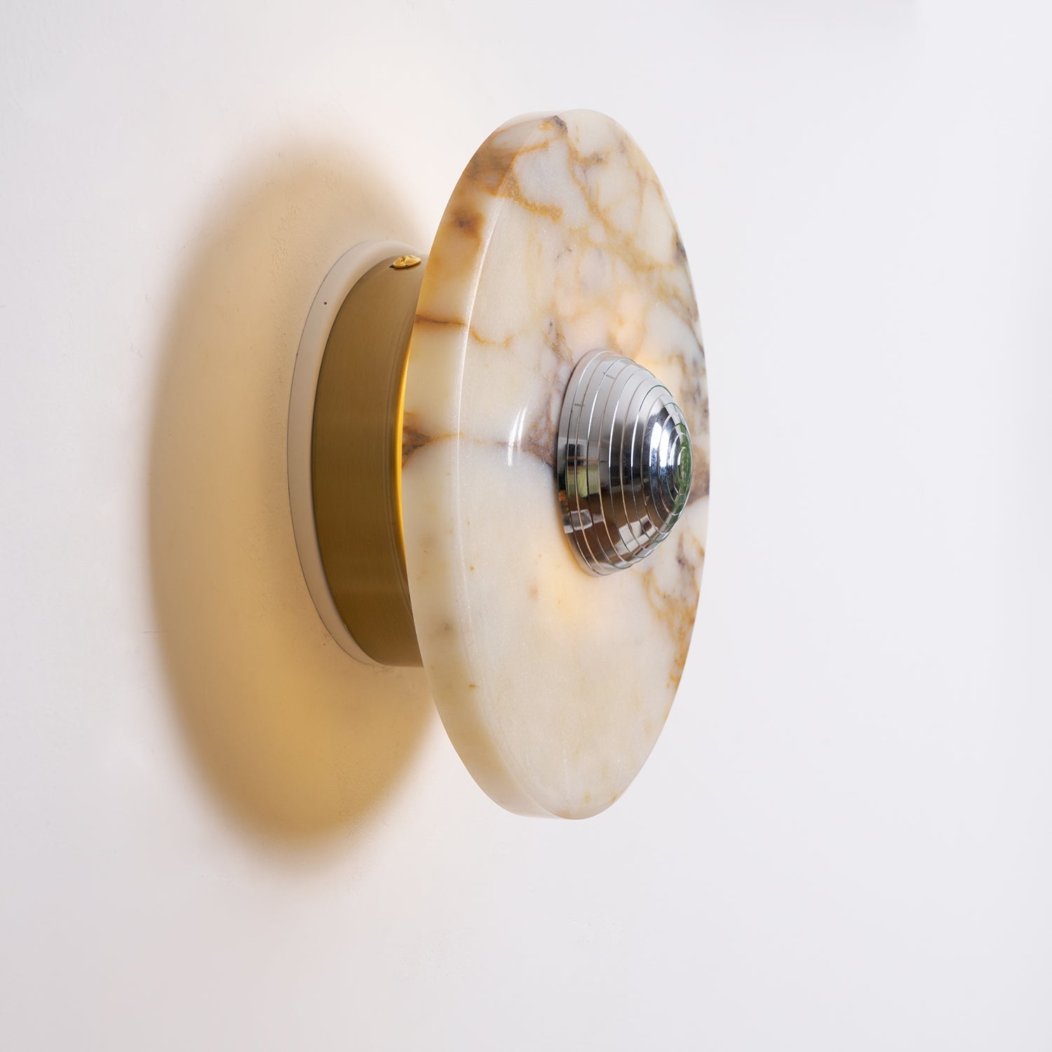 Wall Lamp Marble Disc LED Modern Light Fixture Multiple Colors - Letslighting