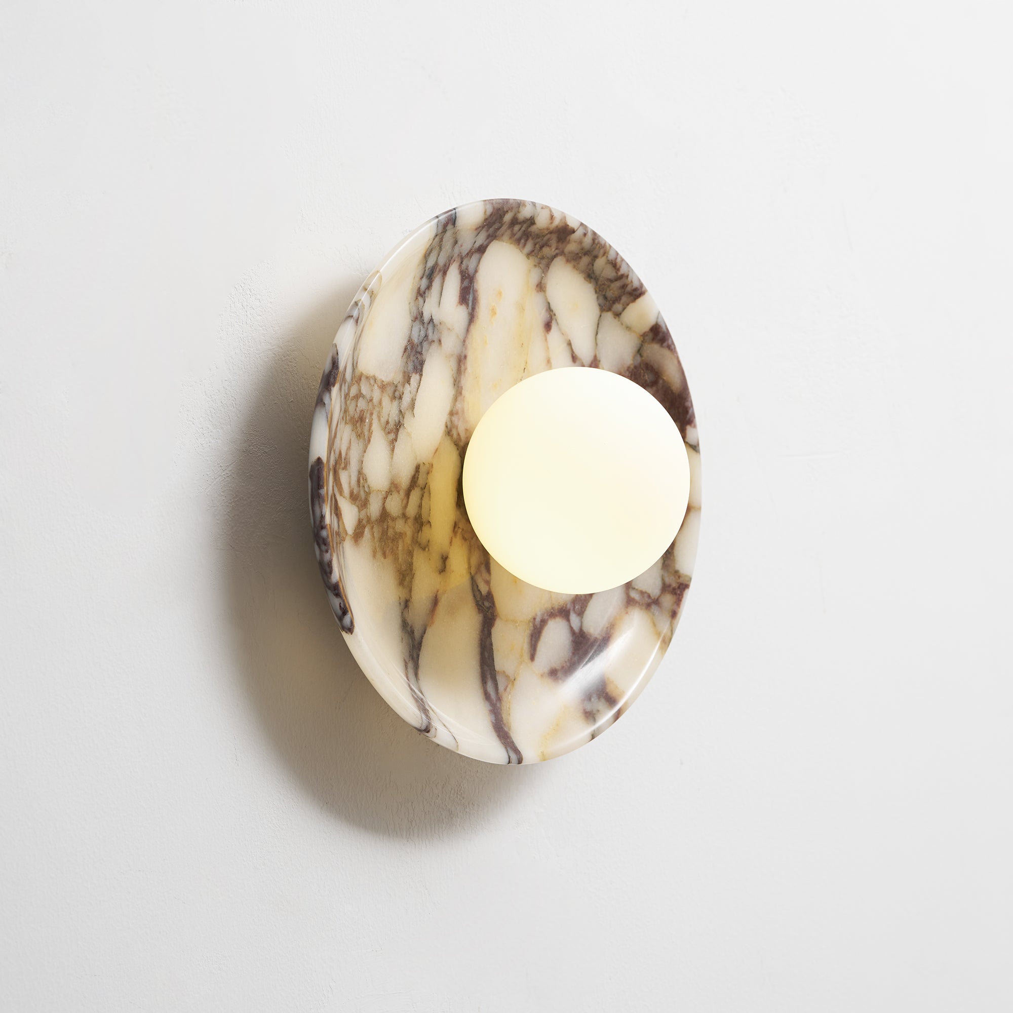 Cacariel Modern Minimalist Marble Glass Wall Lamp - Letslighting