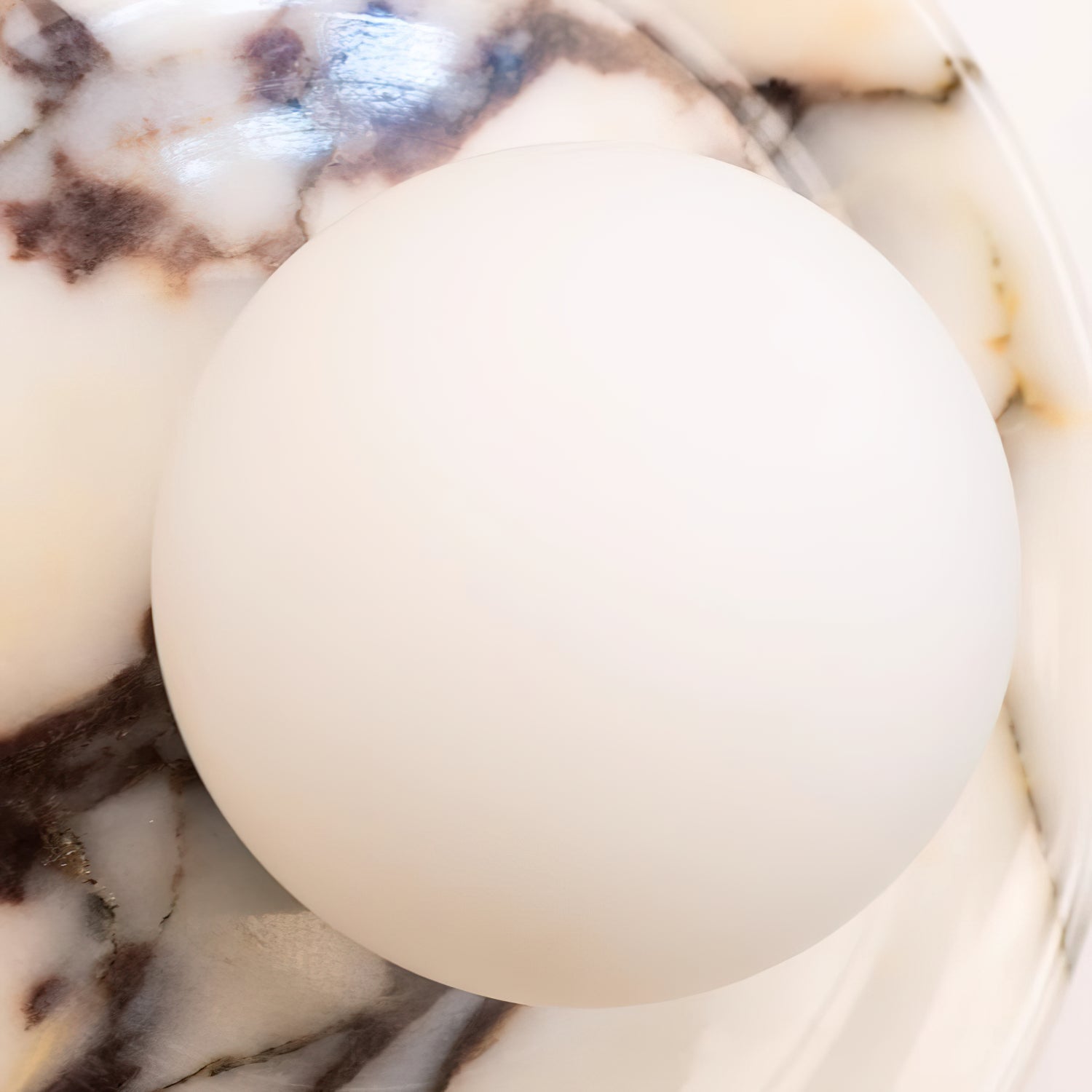 Cacariel Modern Minimalist Marble Glass Wall Lamp - Letslighting