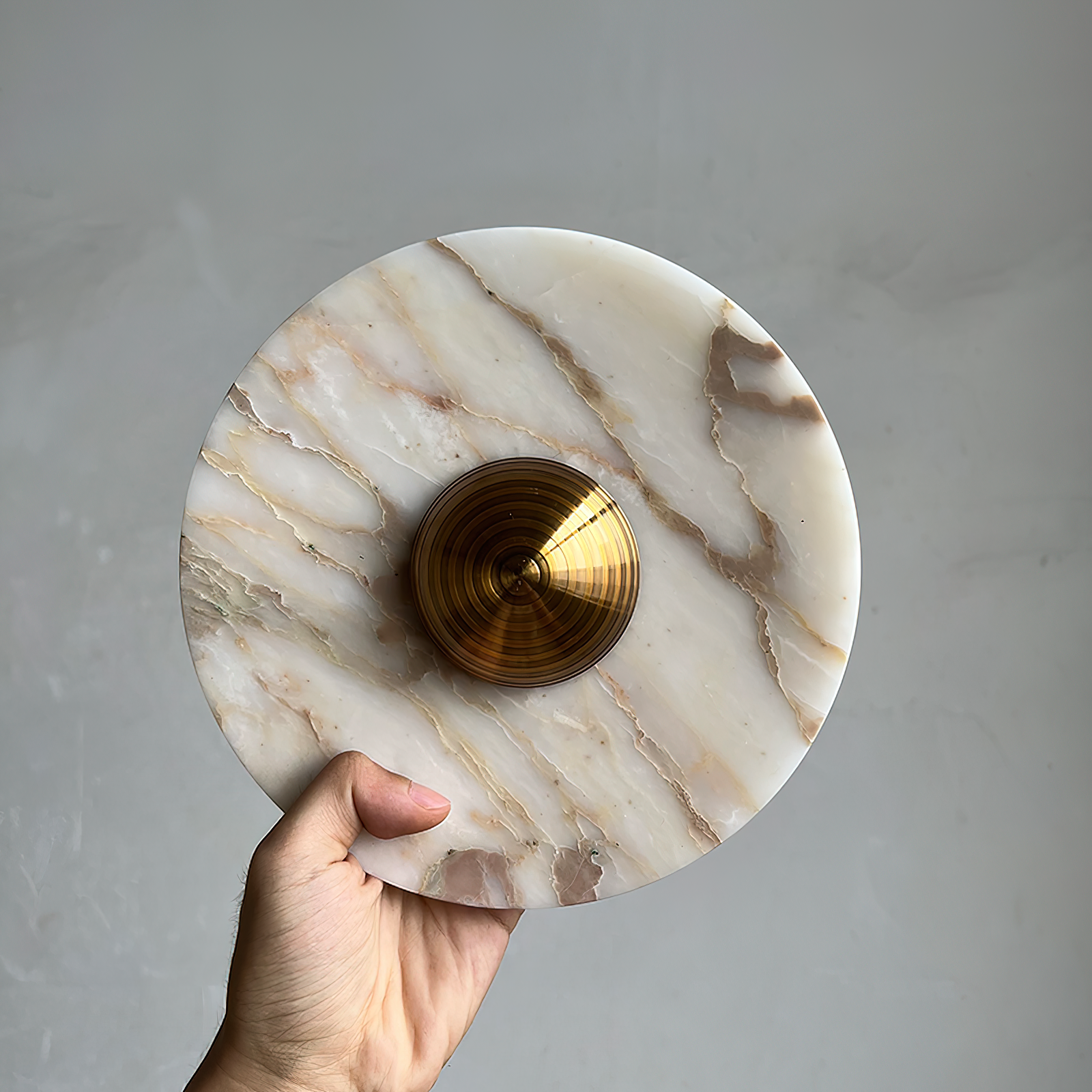 Wall Lamp Marble Disc LED Modern Light Fixture Multiple Colors - Letslighting