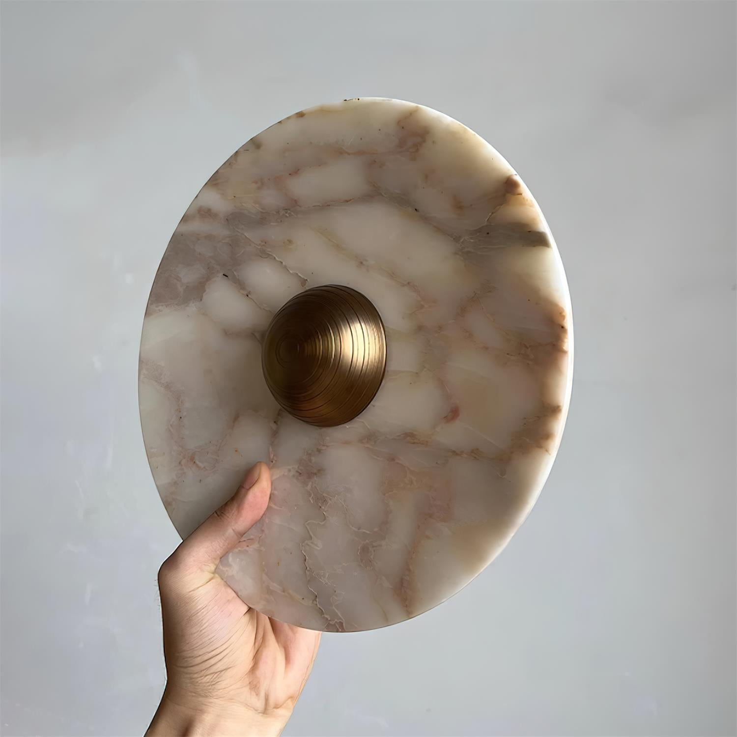 Wall Lamp Marble Disc LED Modern Light Fixture Multiple Colors - Letslighting