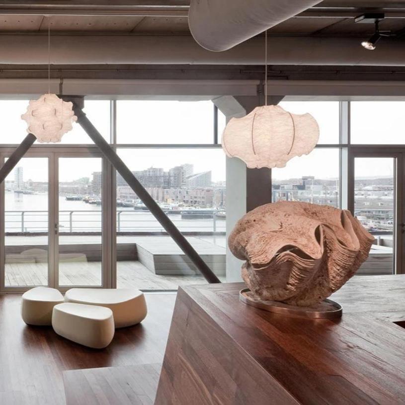 Lotus Minimalistisch Seide Pendelleuchte Lampe-Letslighting