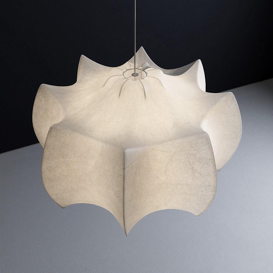 Lotus Minimalistisch Seide Pendelleuchte Lampe-Letslighting