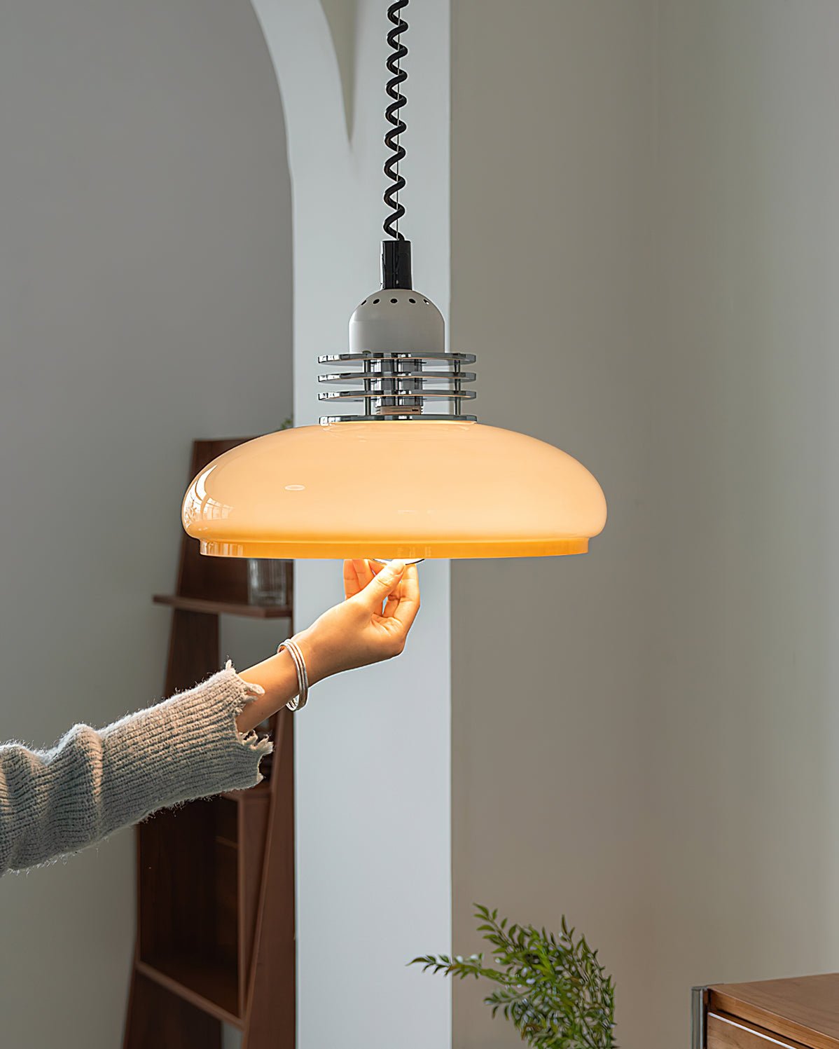 Ulaearae Nordische Kunst-Klassik-Glas-Anhängerlampe-Letslighting