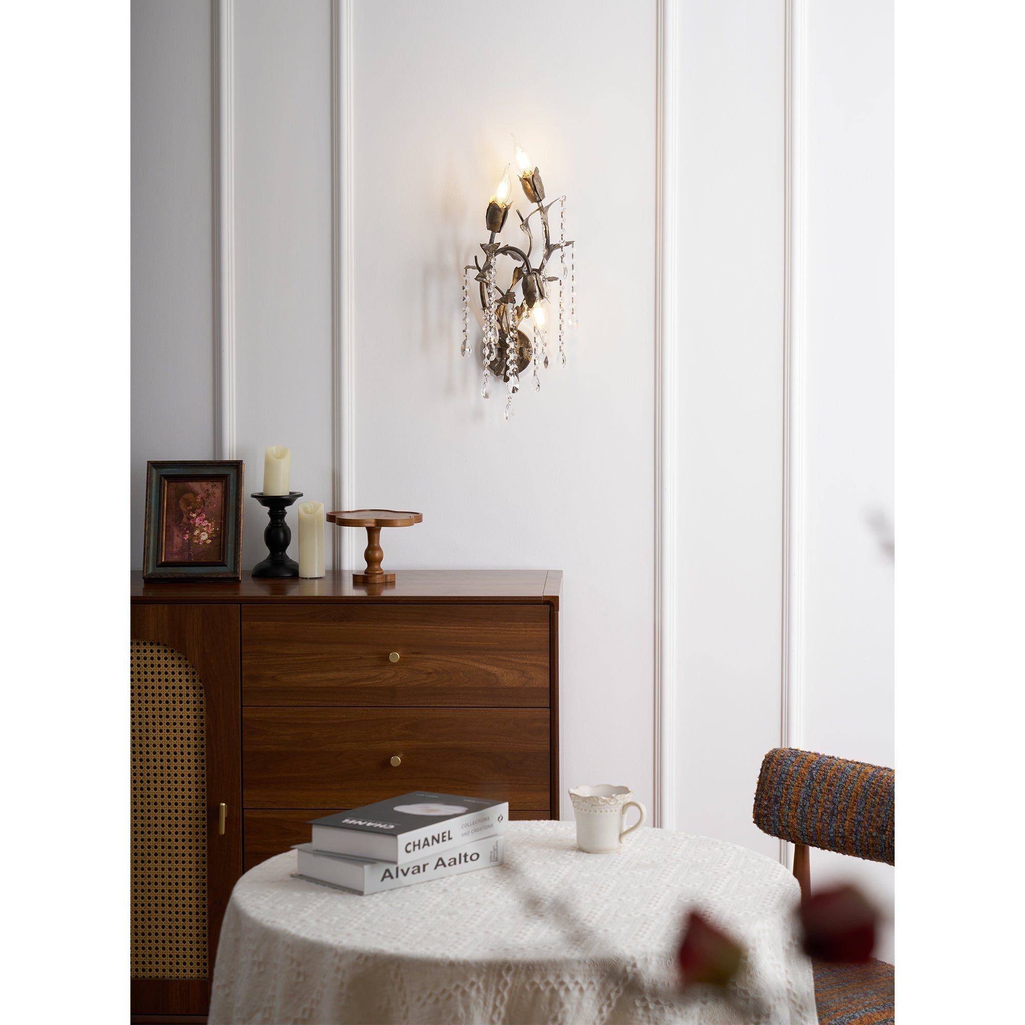 Otalara Kristall Vintage Wandleuchte-Letslighting