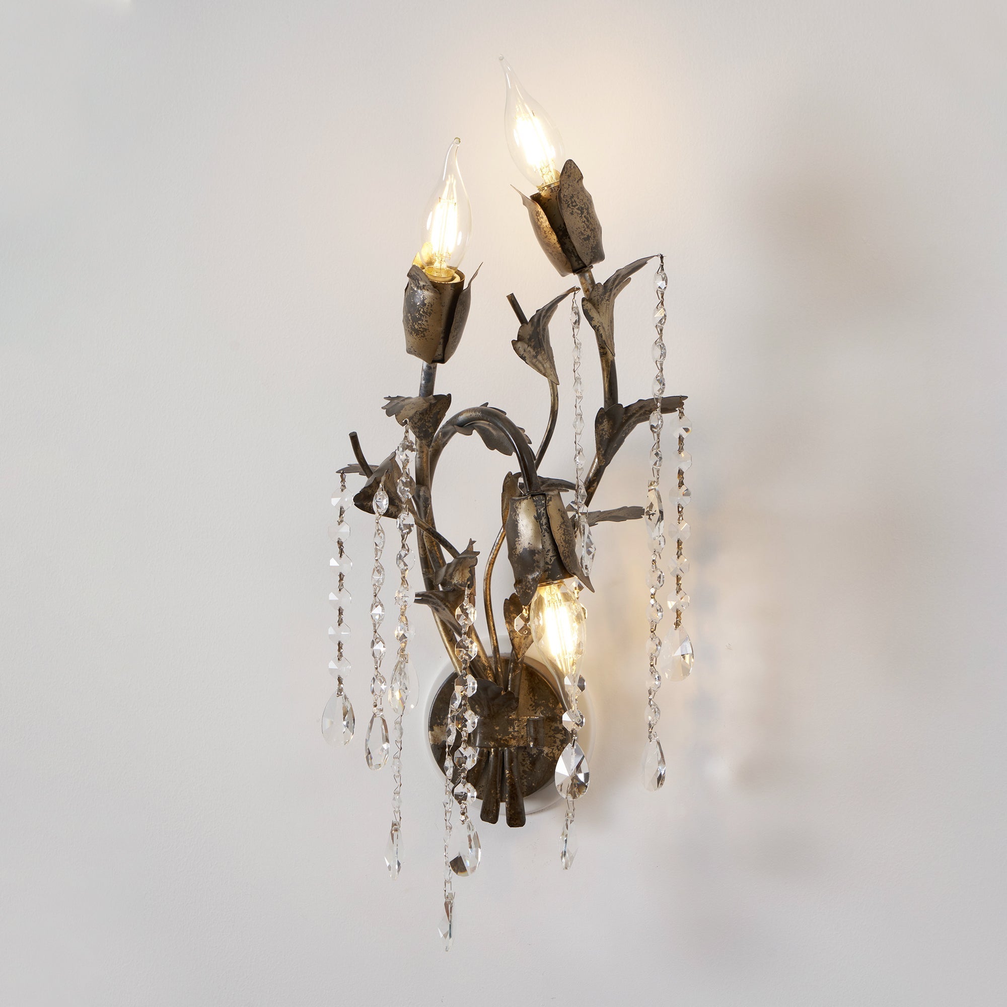Otalara Kristall Vintage Wandleuchte-Letslighting