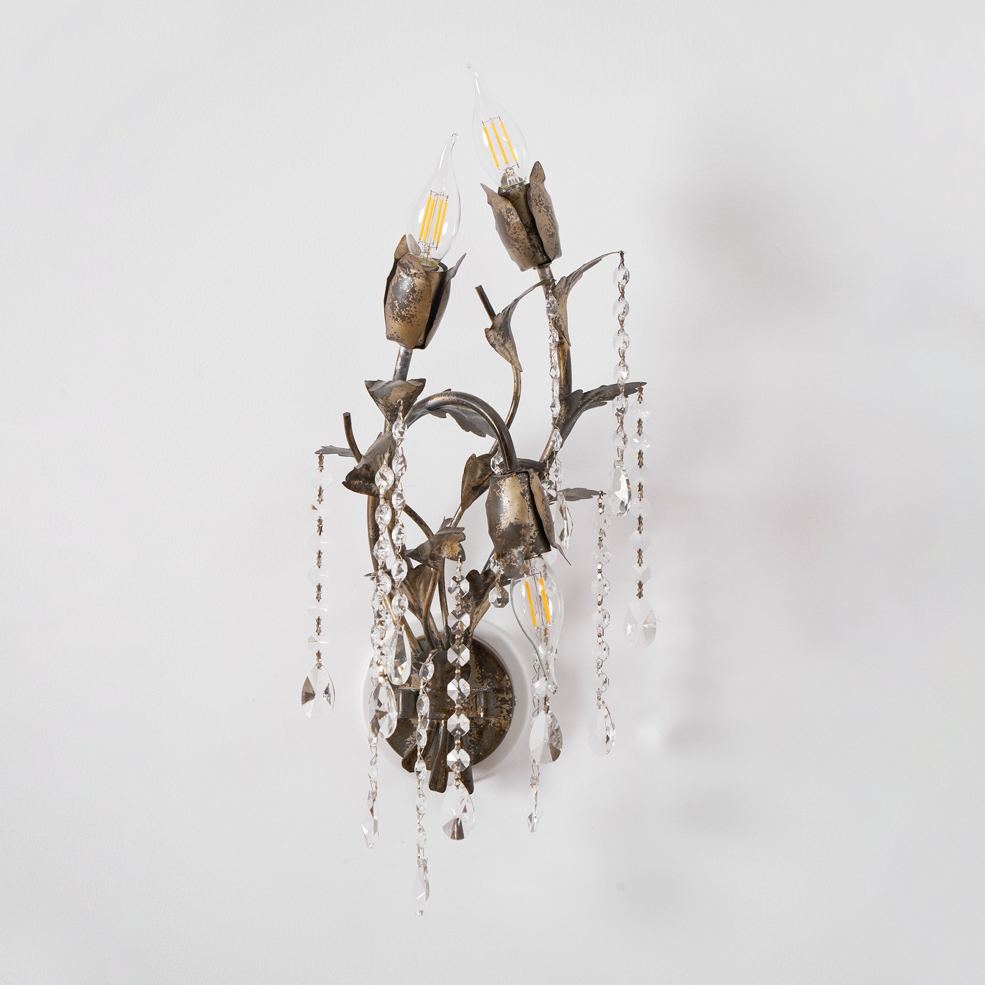 Otalara Kristall Vintage Wandleuchte-Letslighting