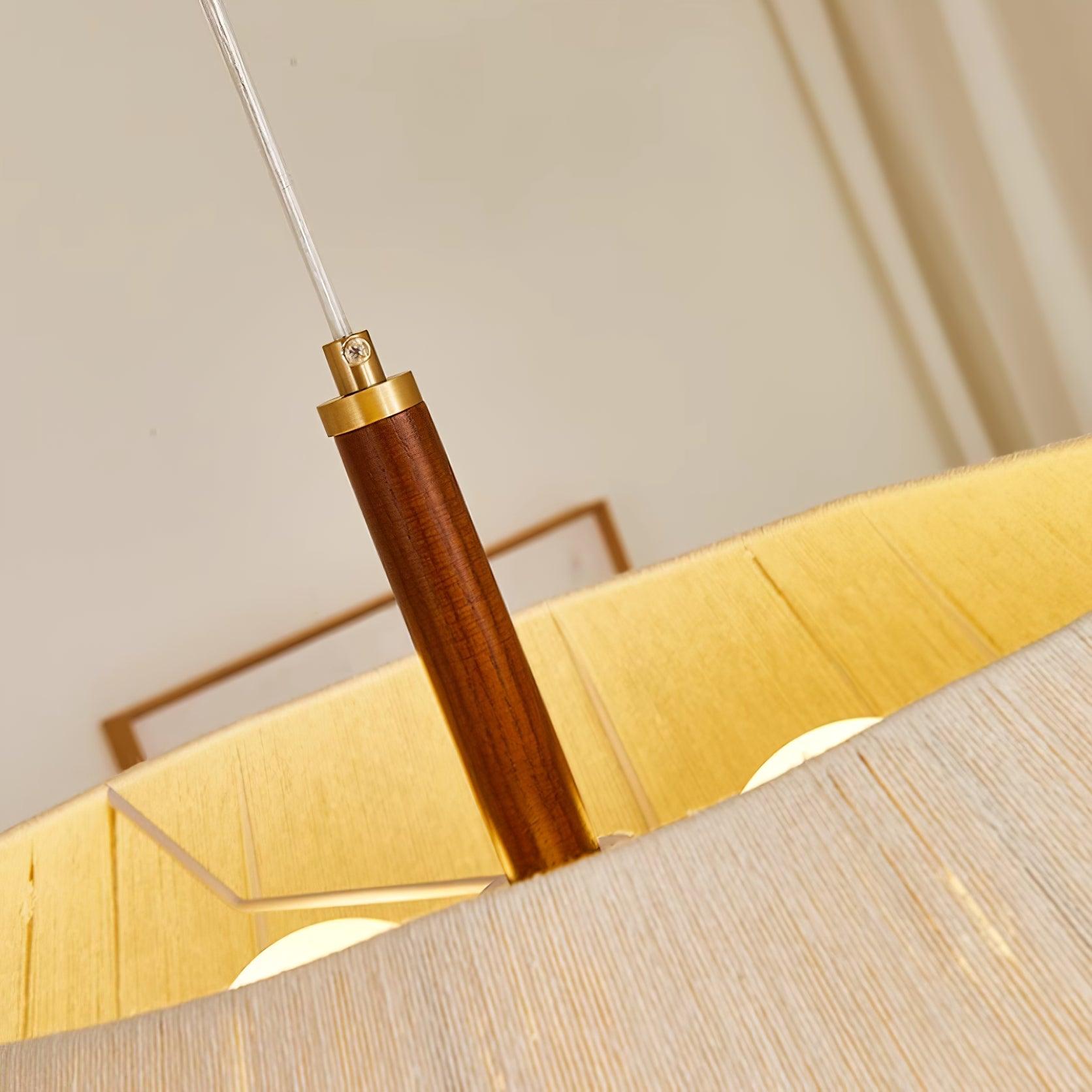 Pendelleuchte Baumwollfaden Schirm Natur-Letslighting