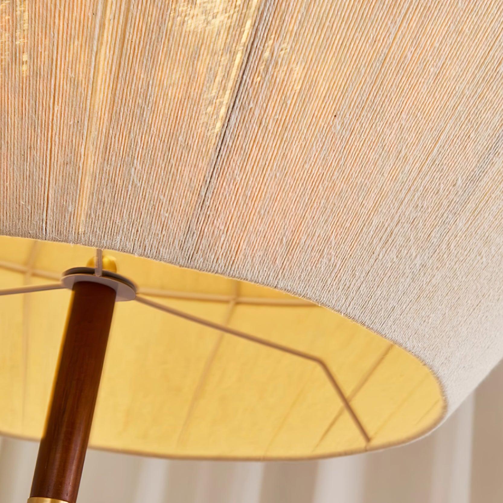 Pendelleuchte Baumwollfaden Schirm Natur-Letslighting