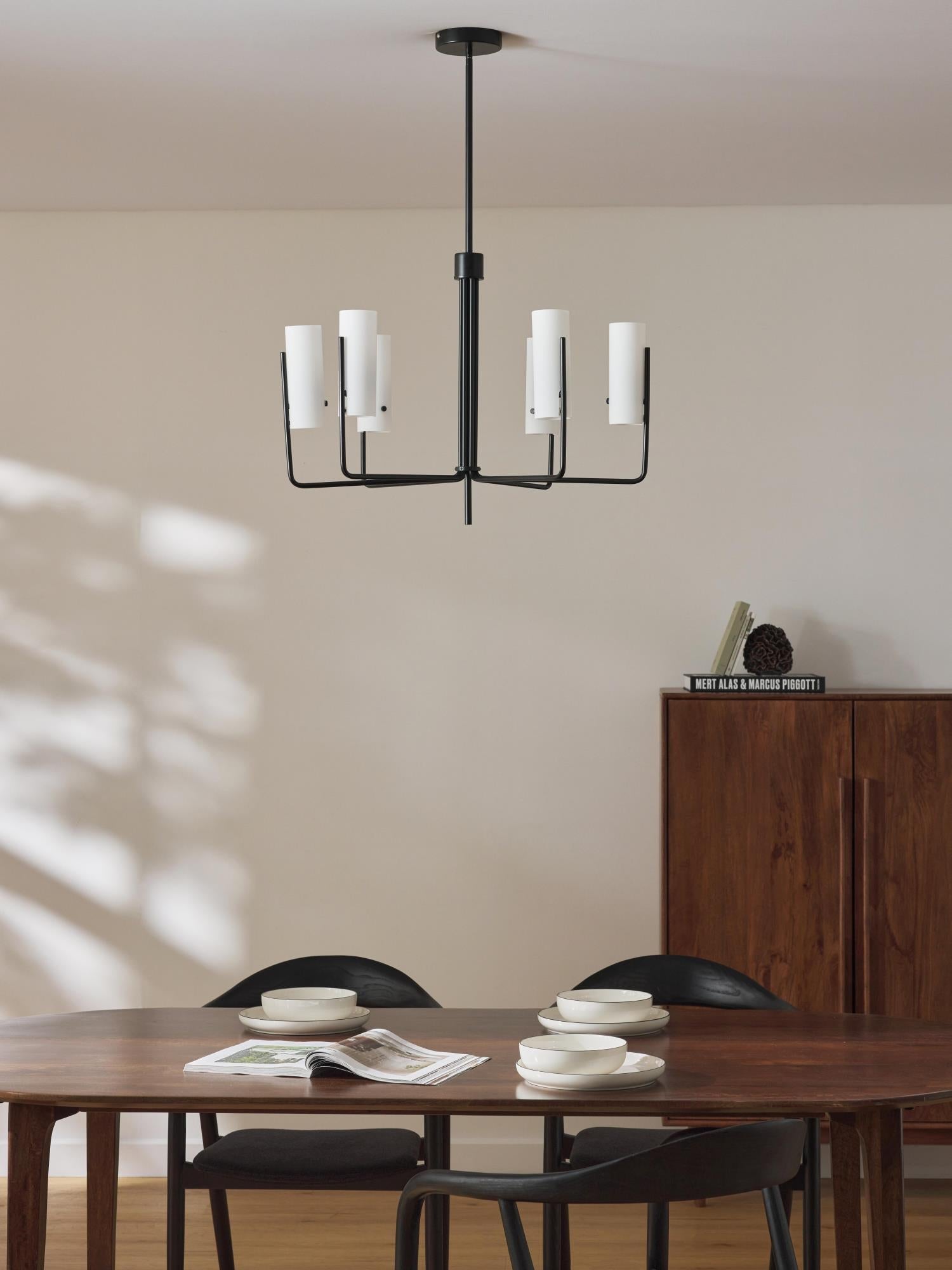 Ivraeus Industrieller Vintage Kronleuchter aus Messing und Glas-Letslighting