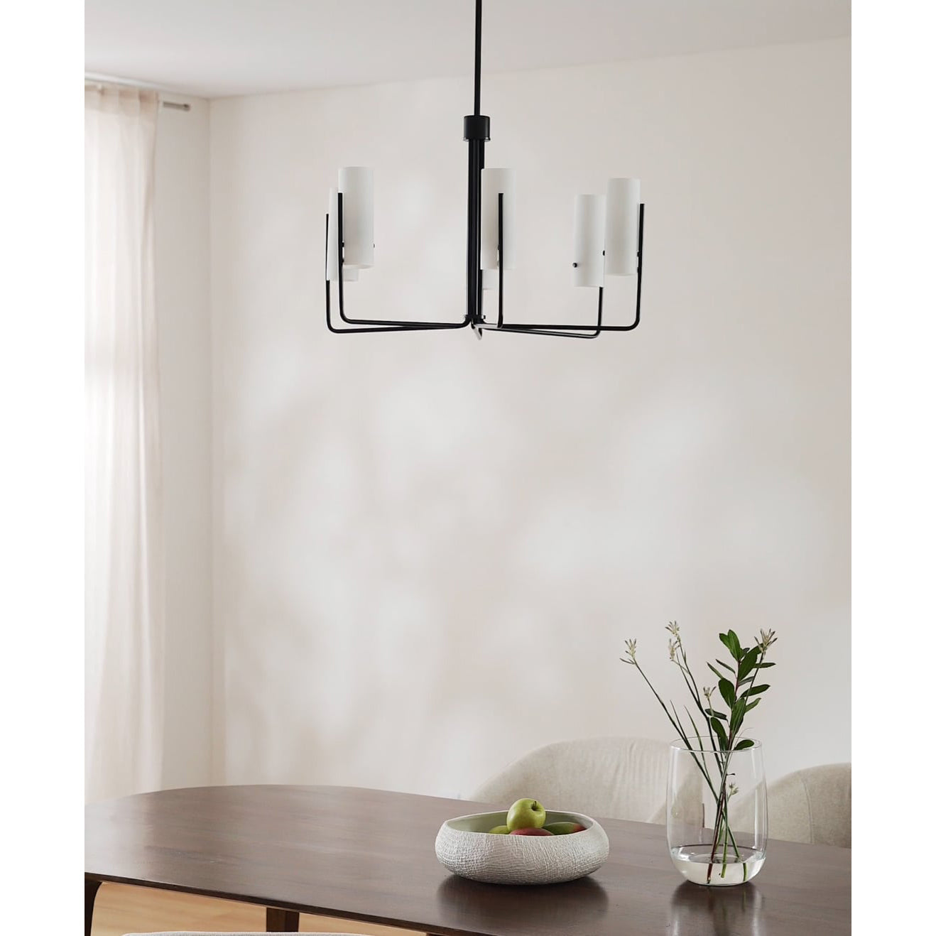 Ivraeus Industrieller Vintage Kronleuchter aus Messing und Glas-Letslighting