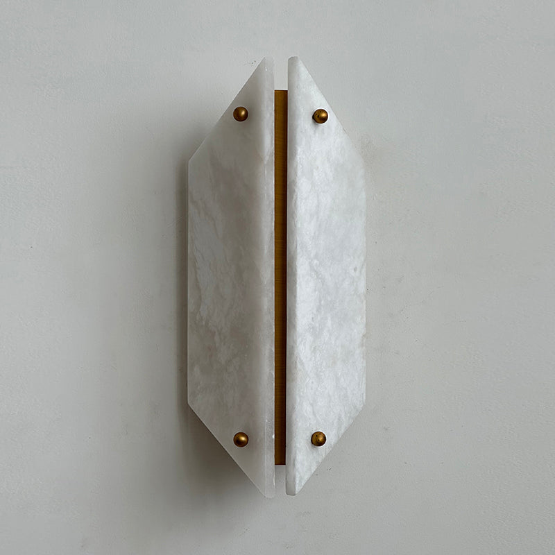 Elaeira Stein Alabaster Wandleuchte-Letslighting
