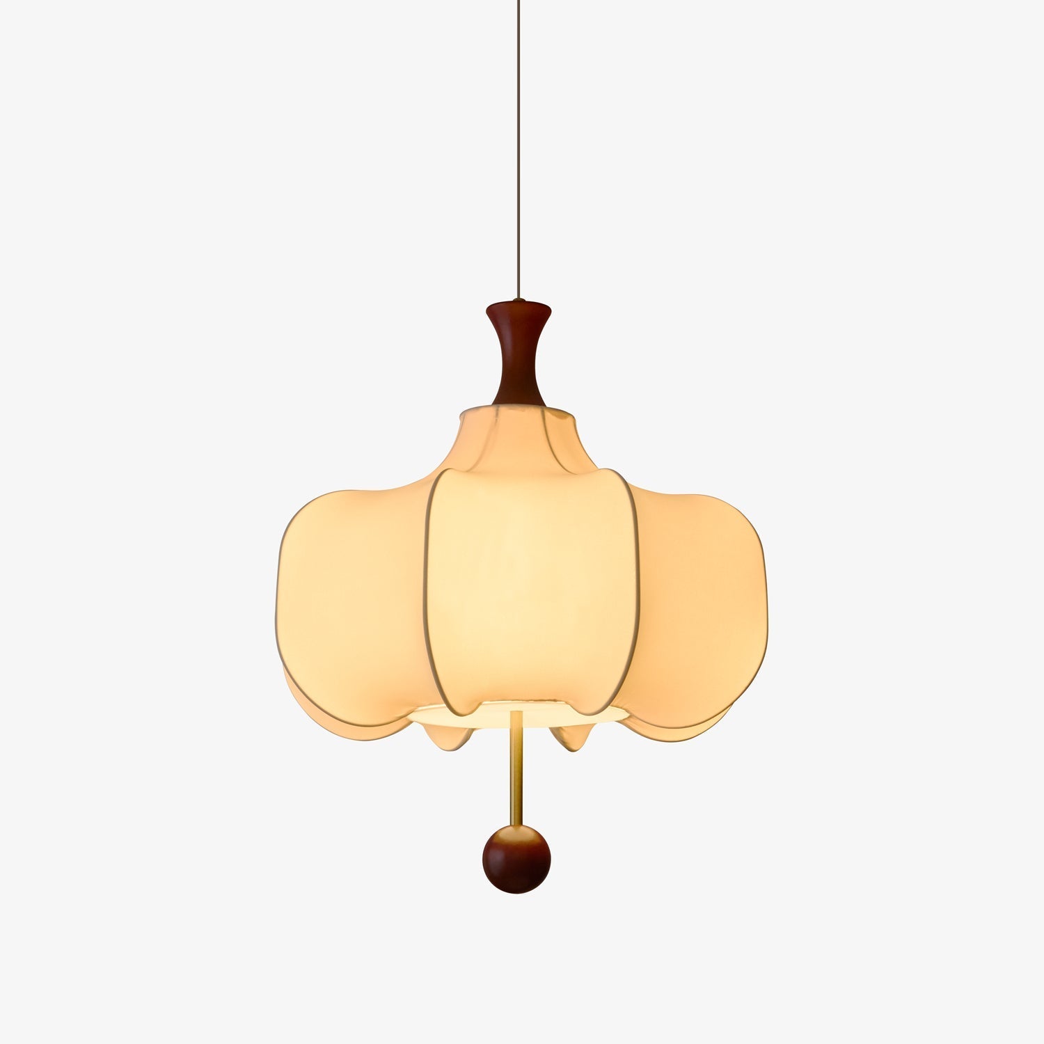 Venoryra Premium Elegance Wolken-Pendelleuchte aus Holz-Letslighting