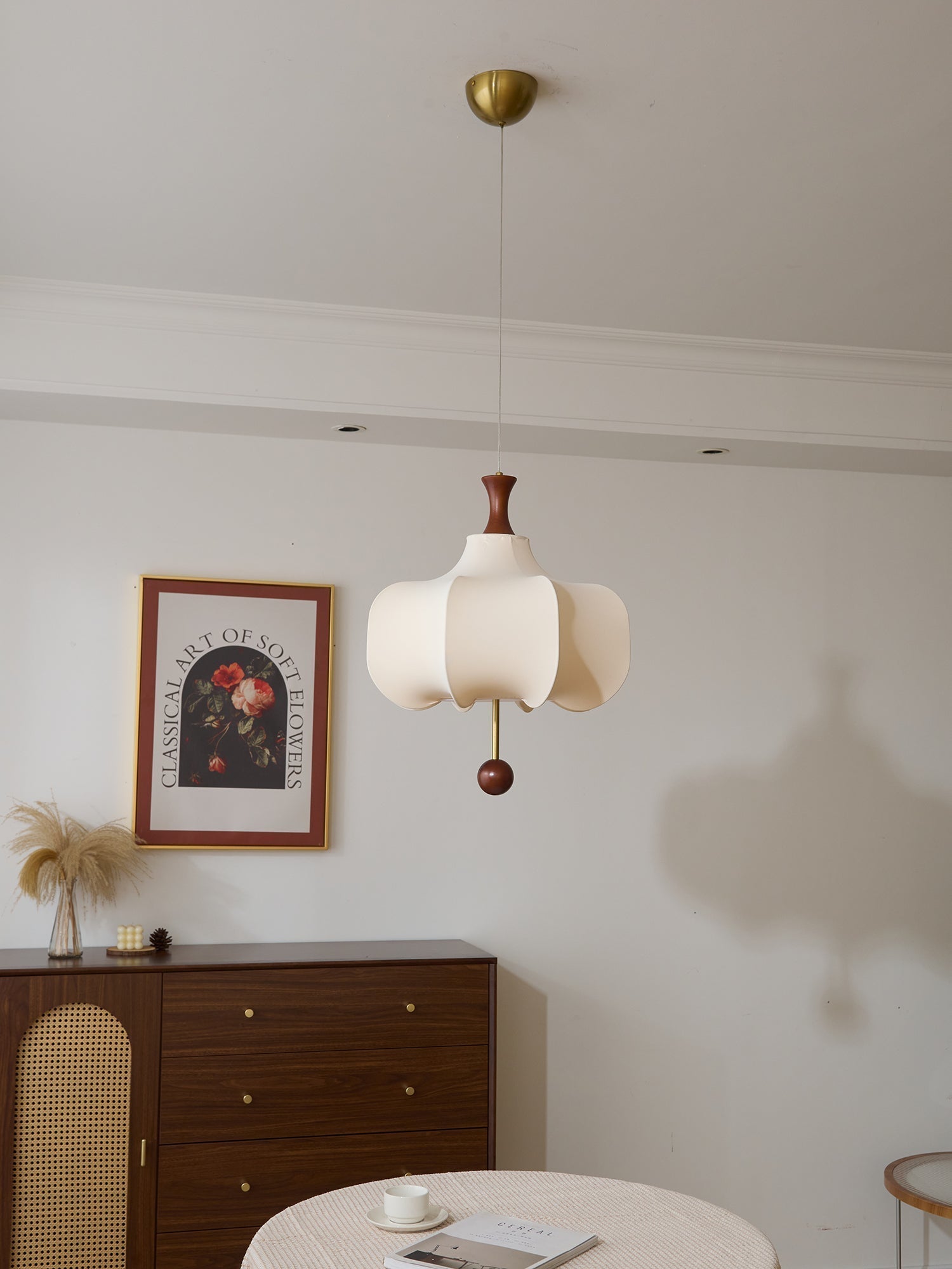 Venoryra Premium Elegance Wolken-Pendelleuchte aus Holz-Letslighting