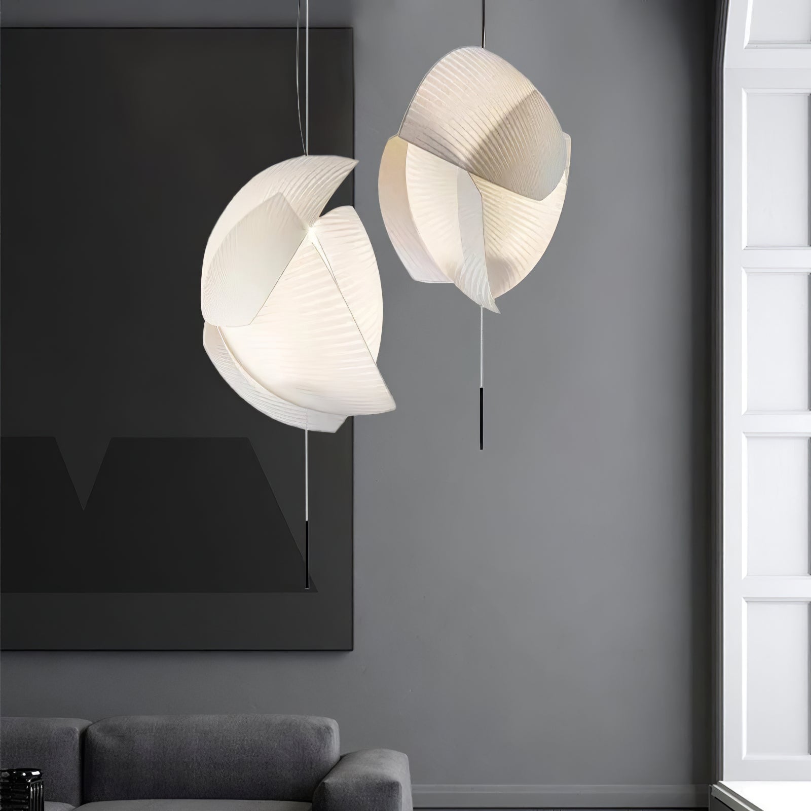 Osilora Eleganz Stoff Pendelleuchte-Letslighting