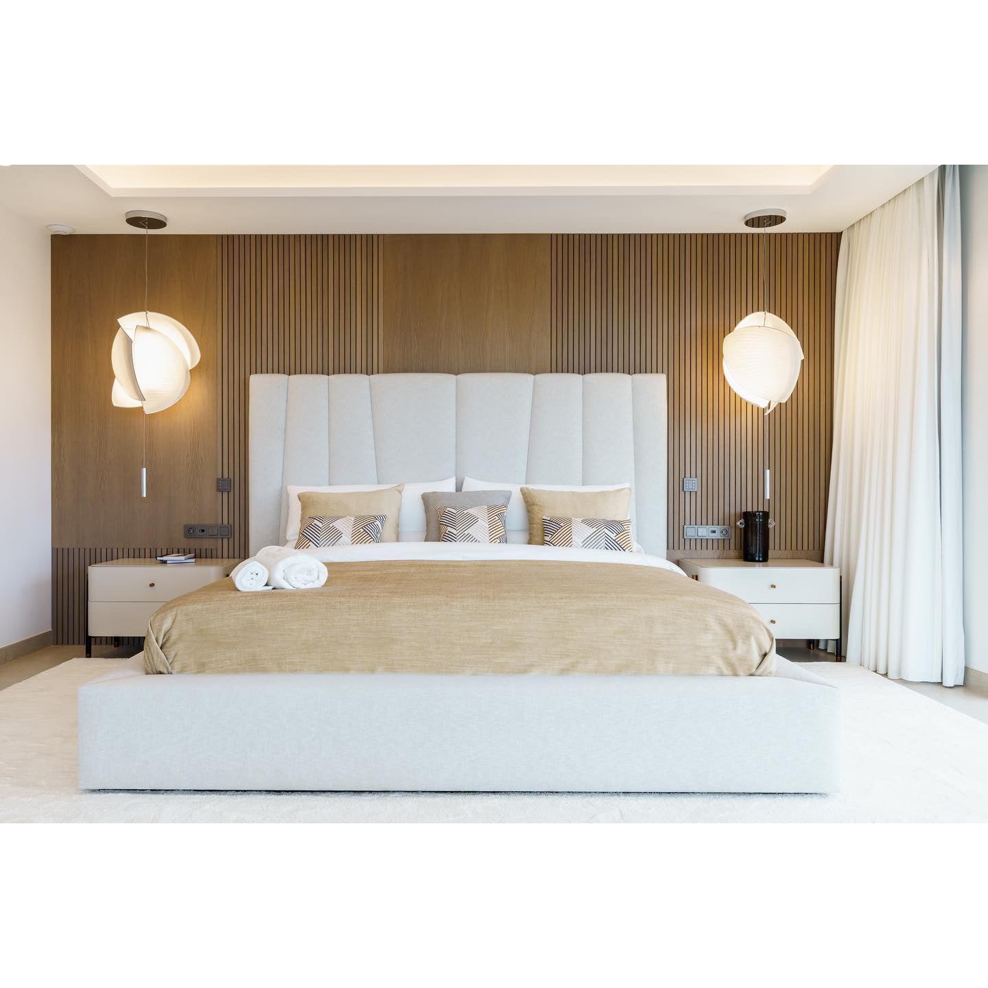 Osilora Eleganz Stoff Pendelleuchte-Letslighting