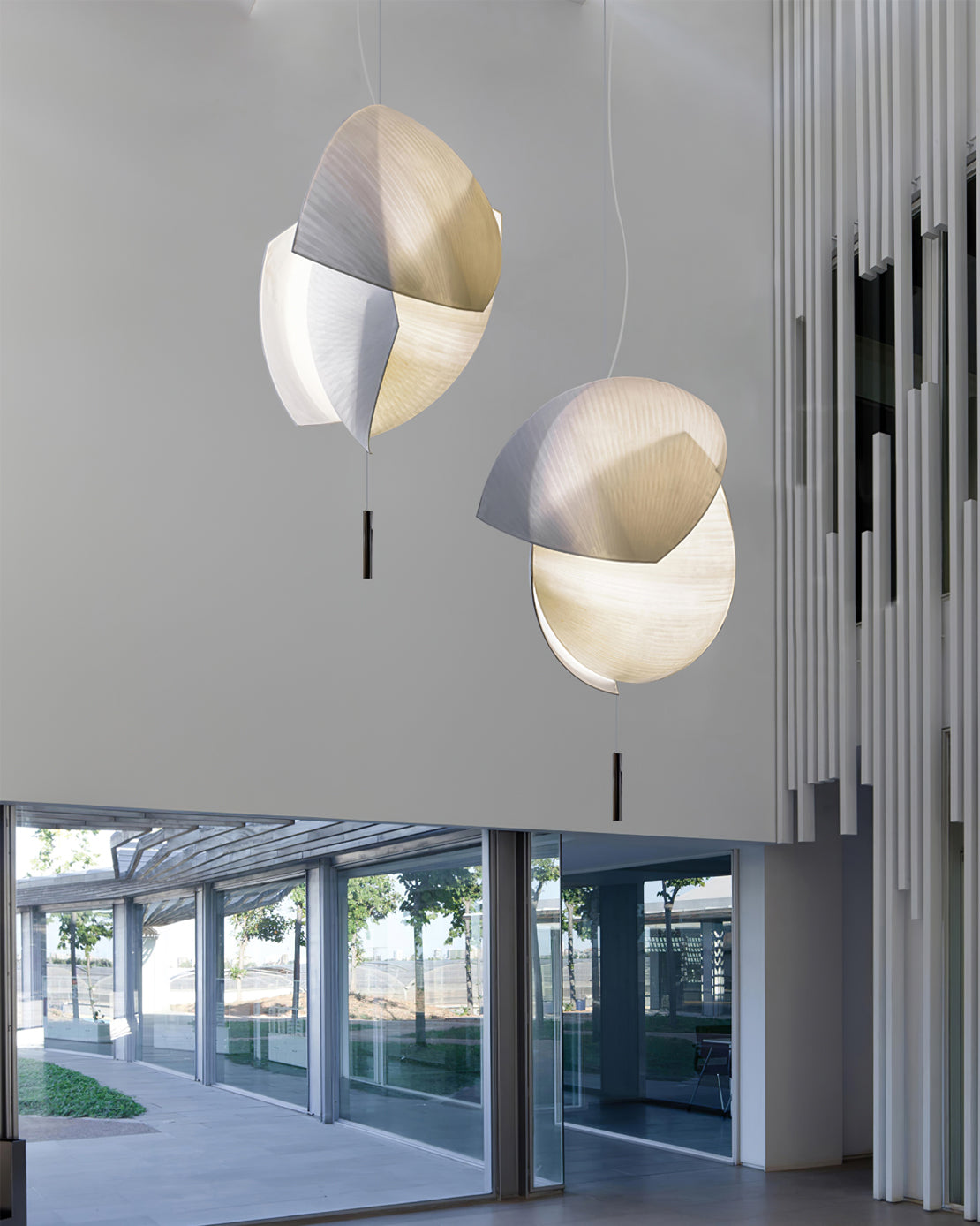 Osilora Eleganz Stoff Pendelleuchte-Letslighting
