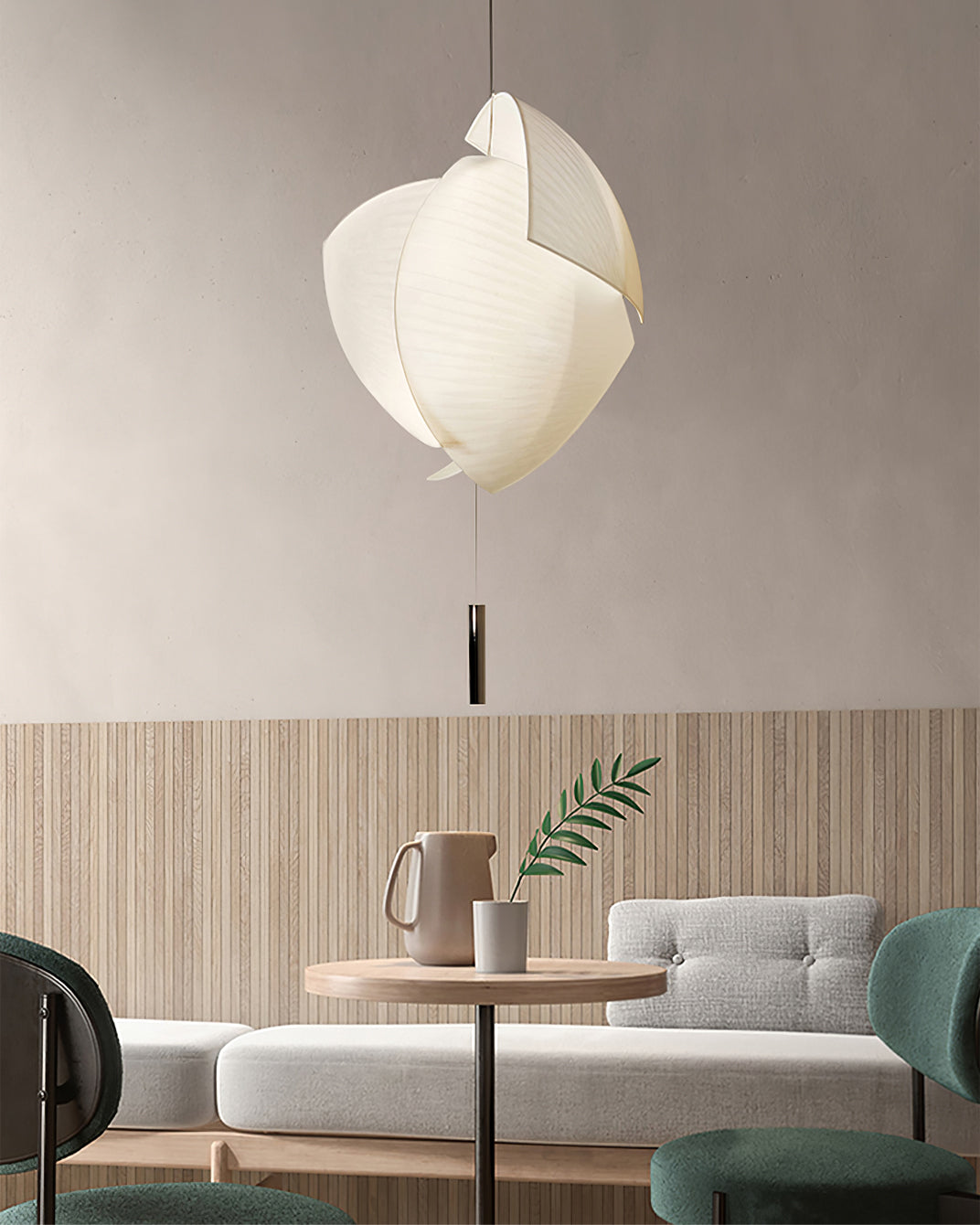 Osilora Eleganz Stoff Pendelleuchte-Letslighting