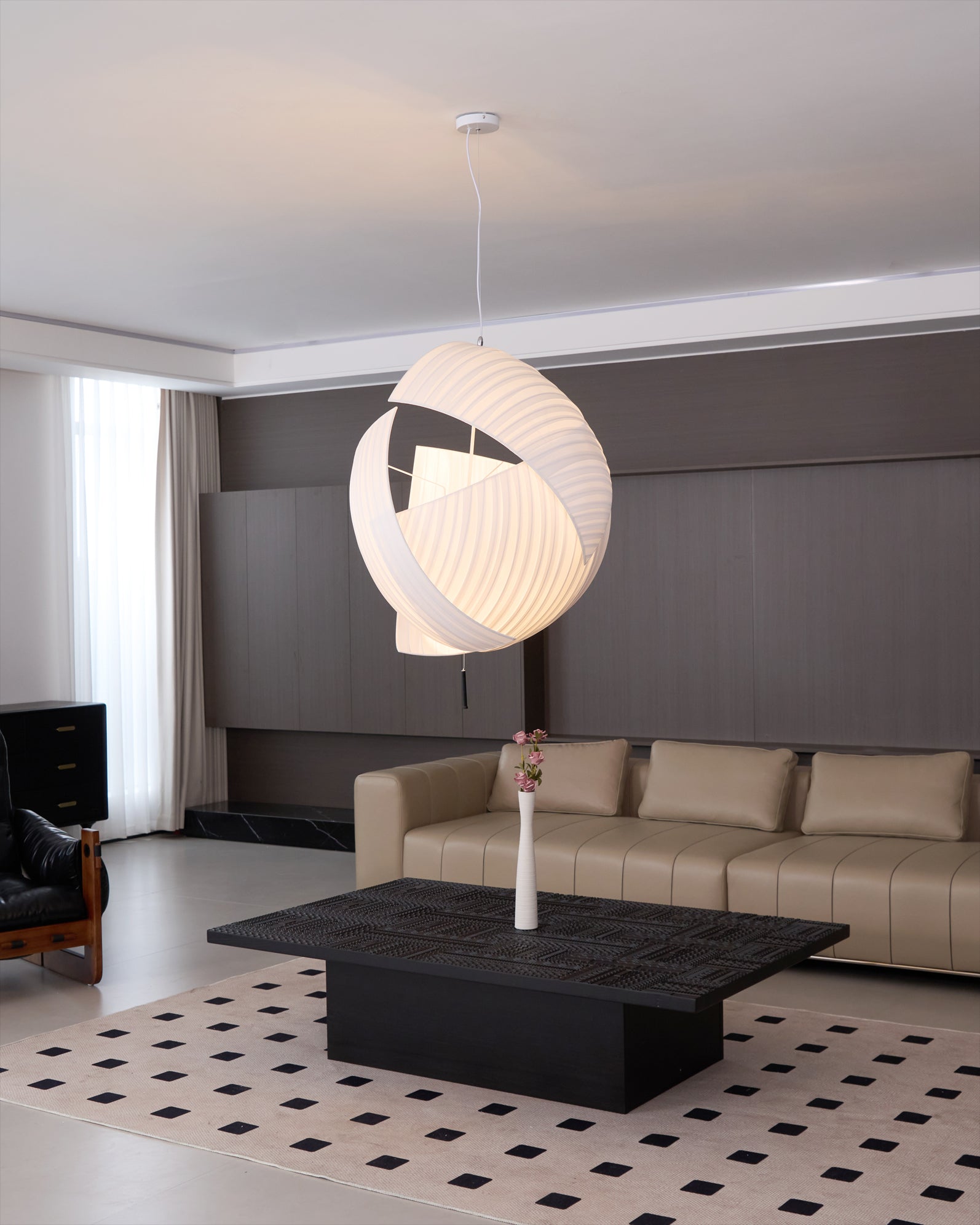 Osilora Eleganz Stoff Pendelleuchte-Letslighting