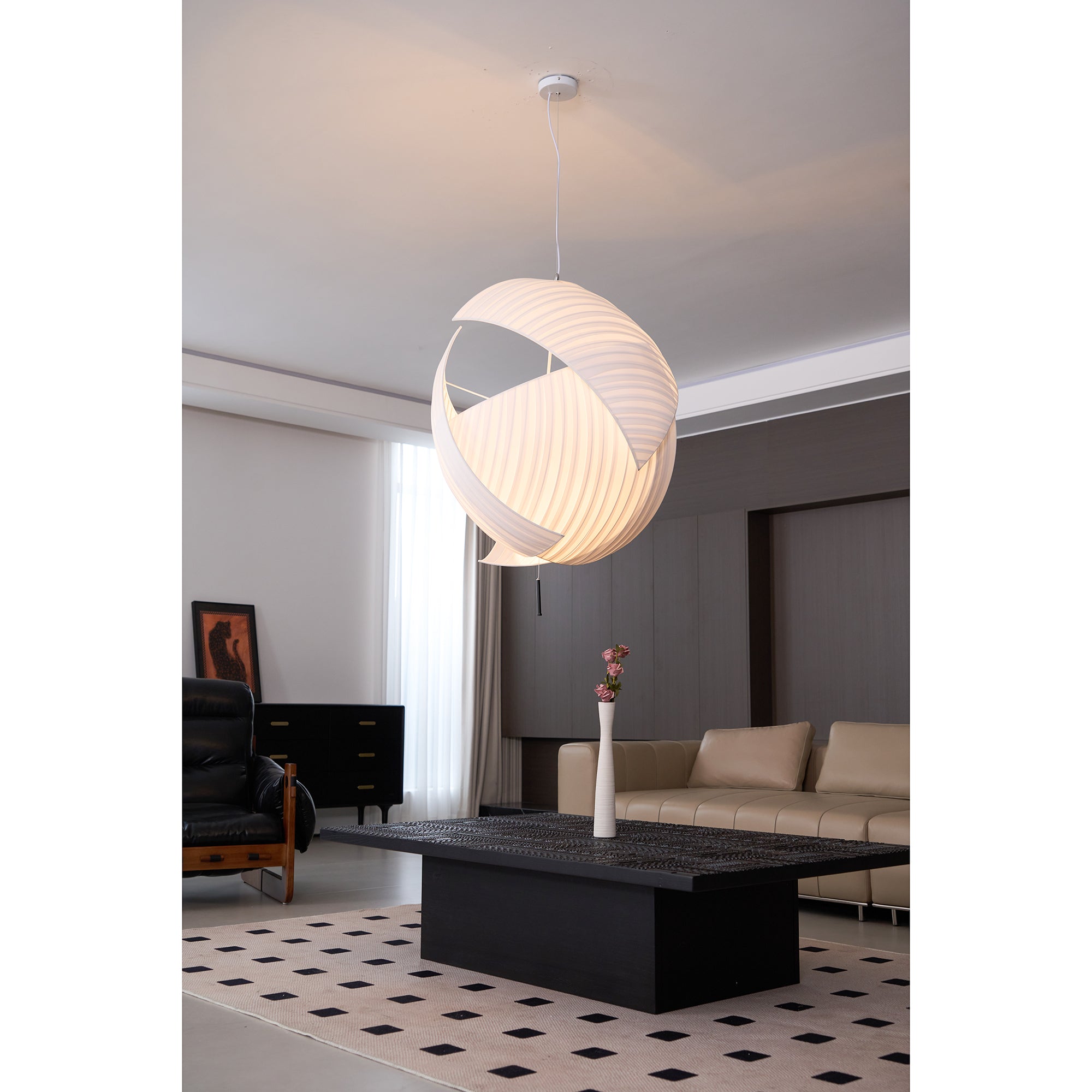 Osilora Eleganz Stoff Pendelleuchte-Letslighting