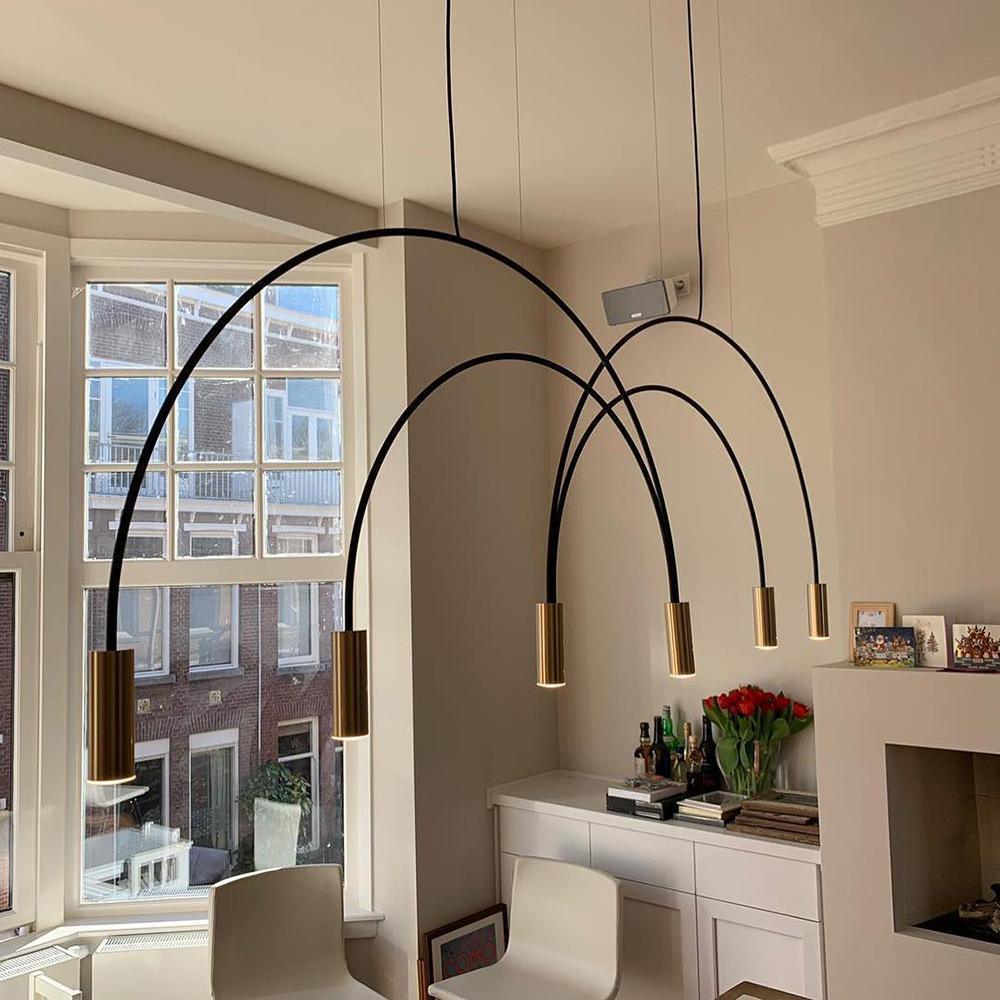 Solara Pendelleuchte Überlappender Zylinder Minimalistisch Esszimmer-Letslighting