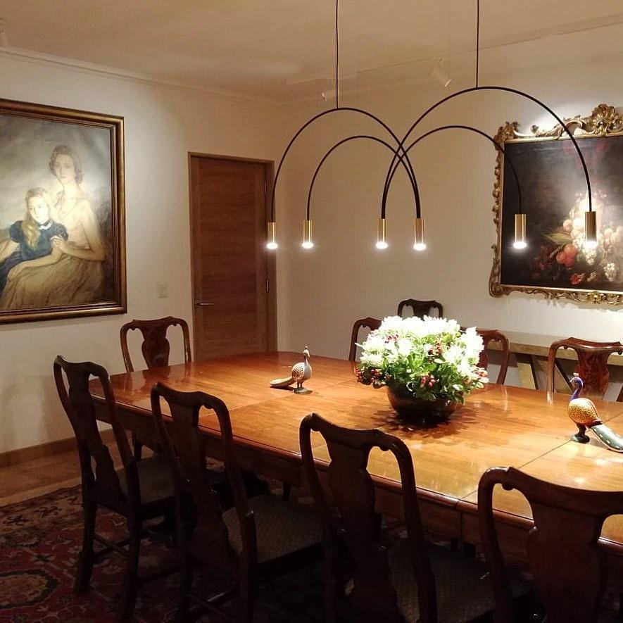 Solara Pendelleuchte Überlappender Zylinder Minimalistisch Esszimmer-Letslighting