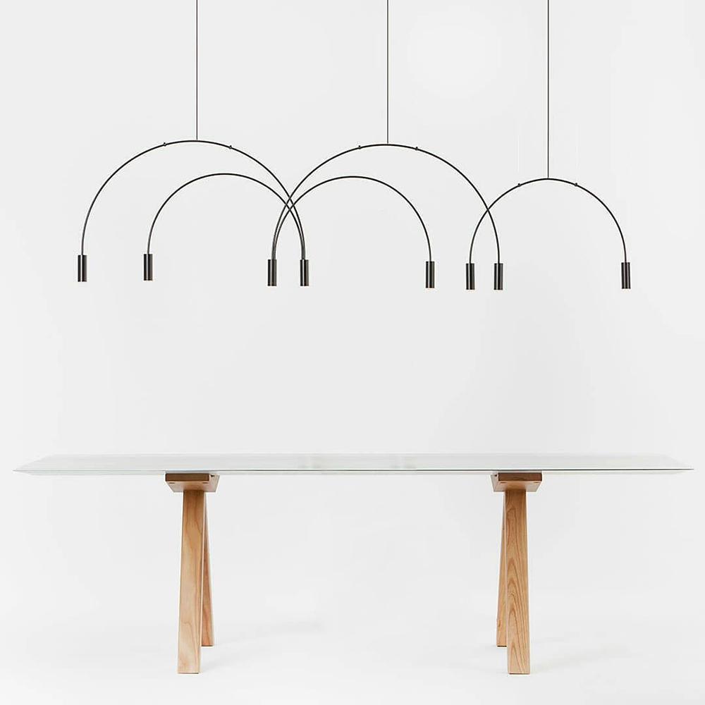 Solara Pendelleuchte Überlappender Zylinder Minimalistisch Esszimmer-Letslighting