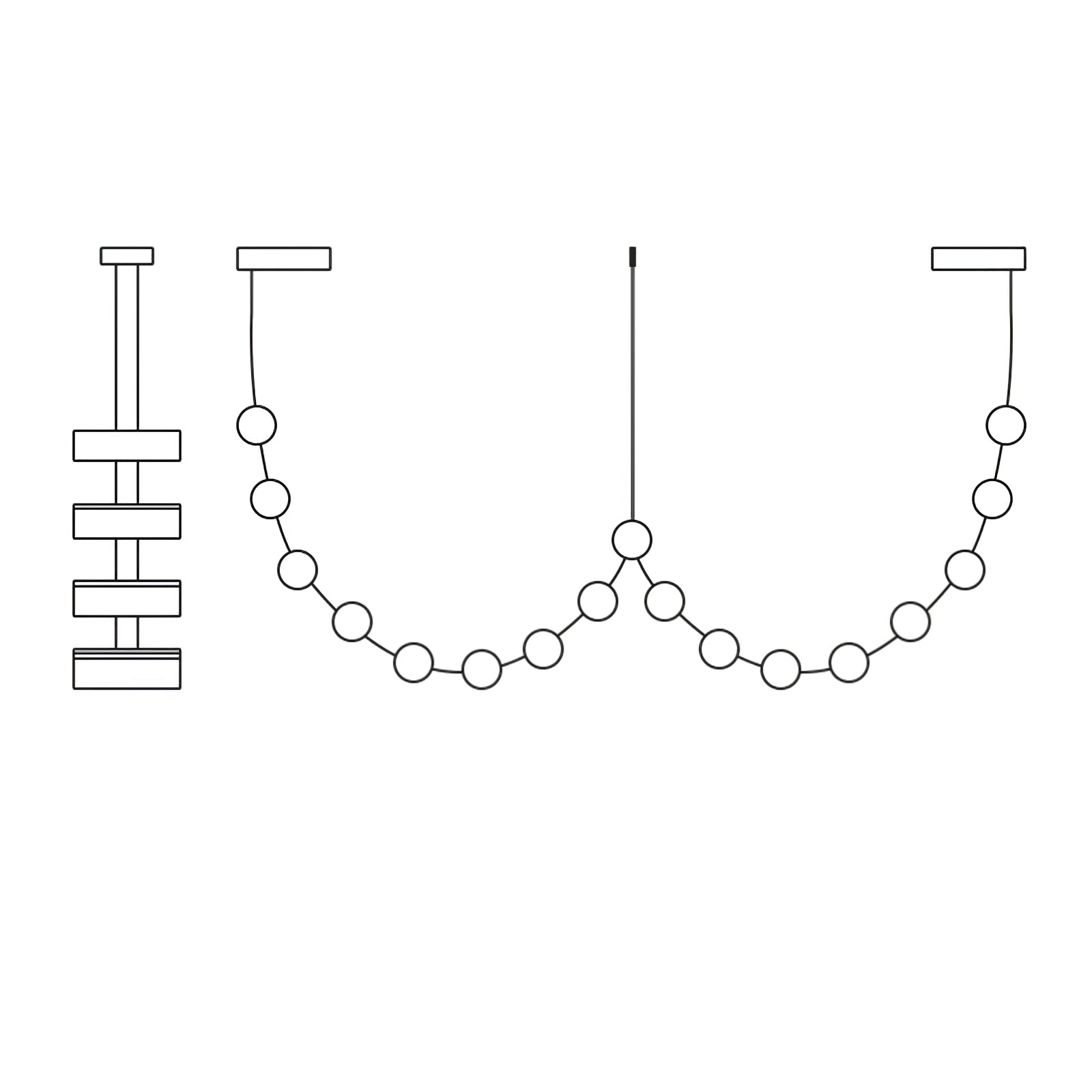 Flexura Modulare Schienenpendelleuchte-Letslighting