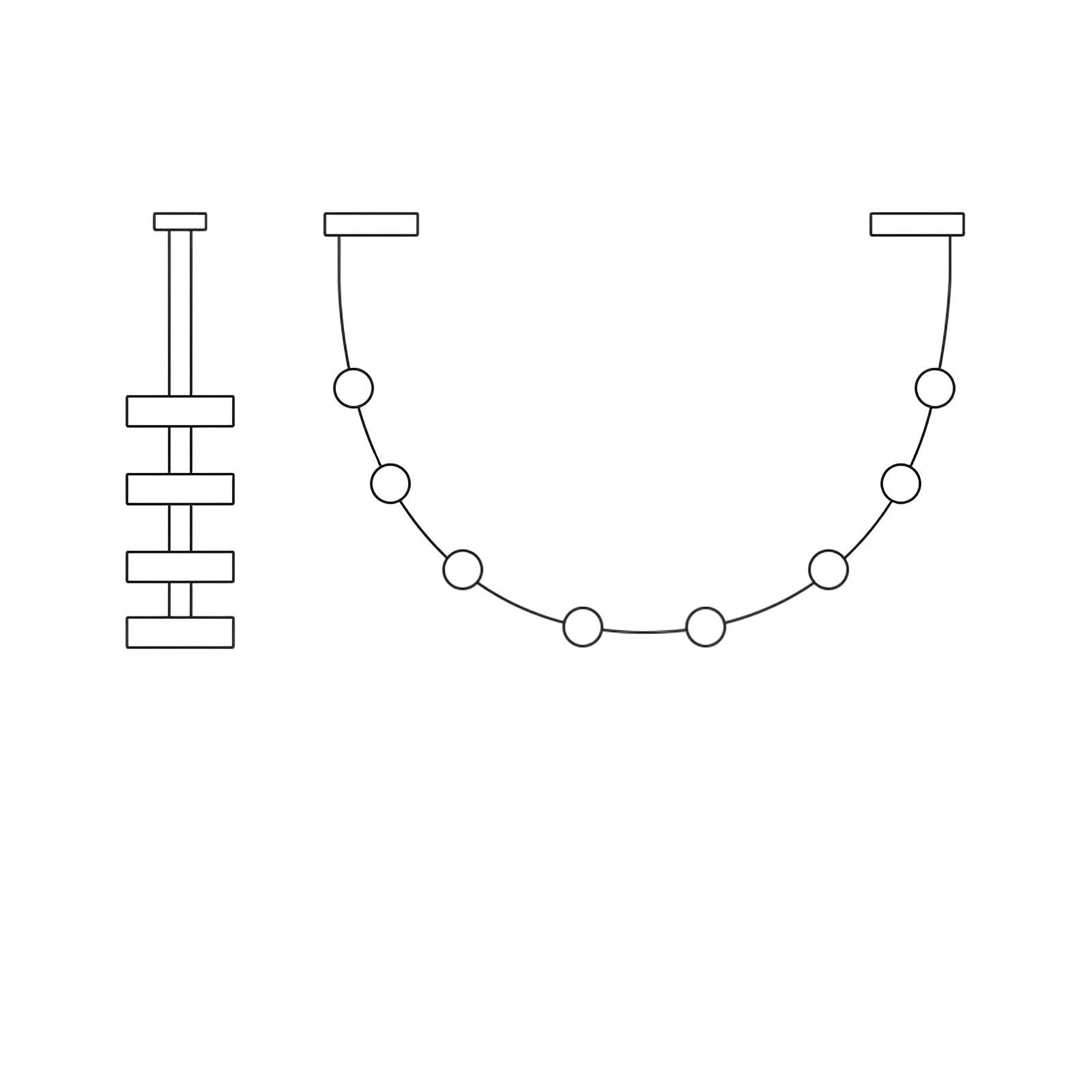 Flexura Modulare Schienenpendelleuchte-Letslighting