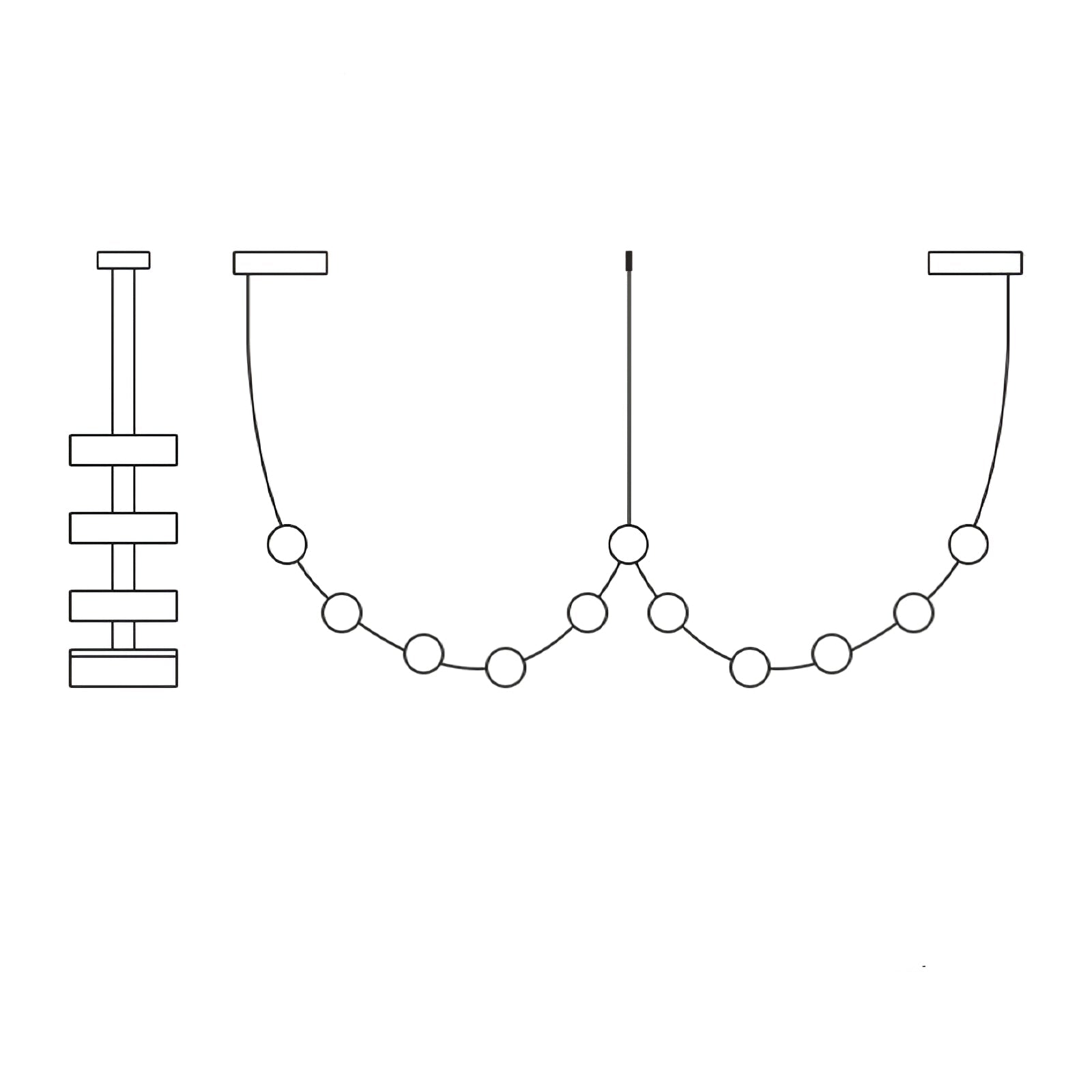 Flexura Modulare Schienenpendelleuchte-Letslighting