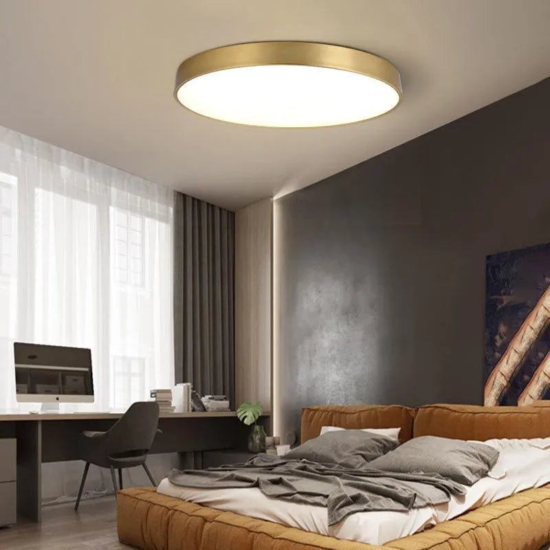 Arisha Modern Rund LED Deckenleuchte Metall Schlafzimmer Wohnzimmer Flur-Letslighting