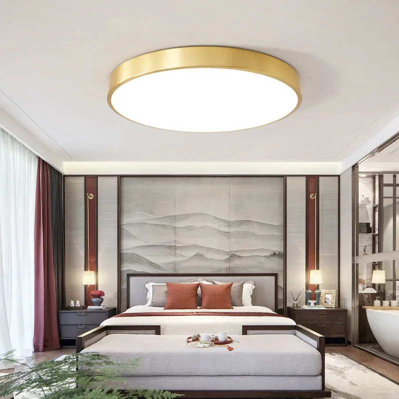 Arisha Modern Rund LED Deckenleuchte Metall Schlafzimmer Wohnzimmer Flur-Letslighting