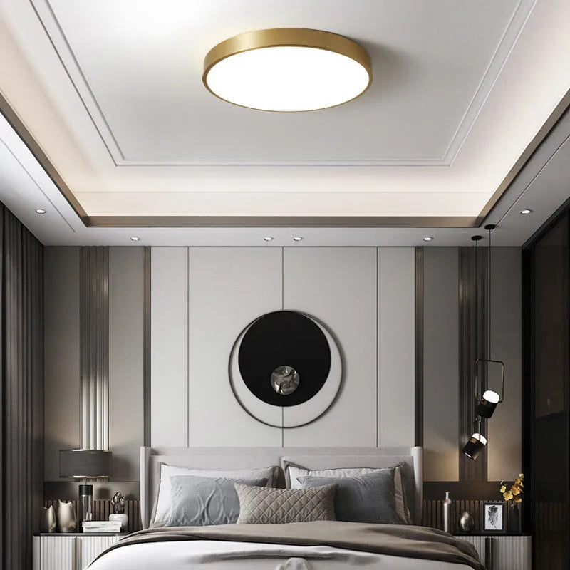 Arisha Modern Rund LED Deckenleuchte Metall Schlafzimmer Wohnzimmer Flur-Letslighting