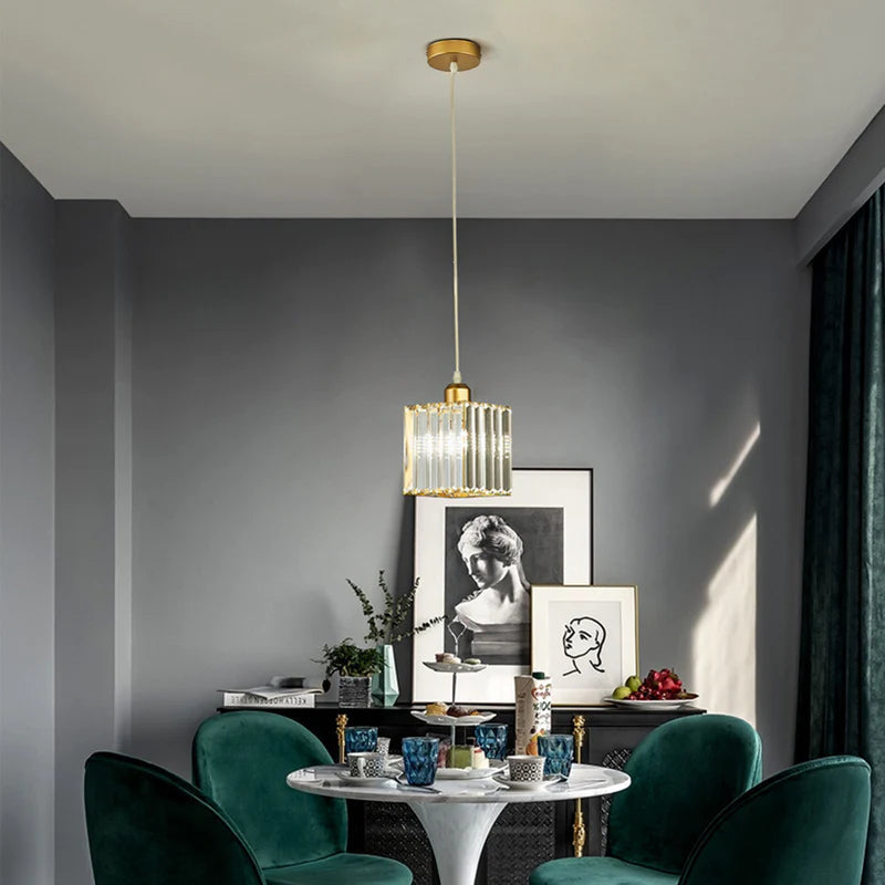 Herbert Modern Rund/Quadrat LED Pendelleuchte Schwarz/Gold Wohnzimmer/Küche