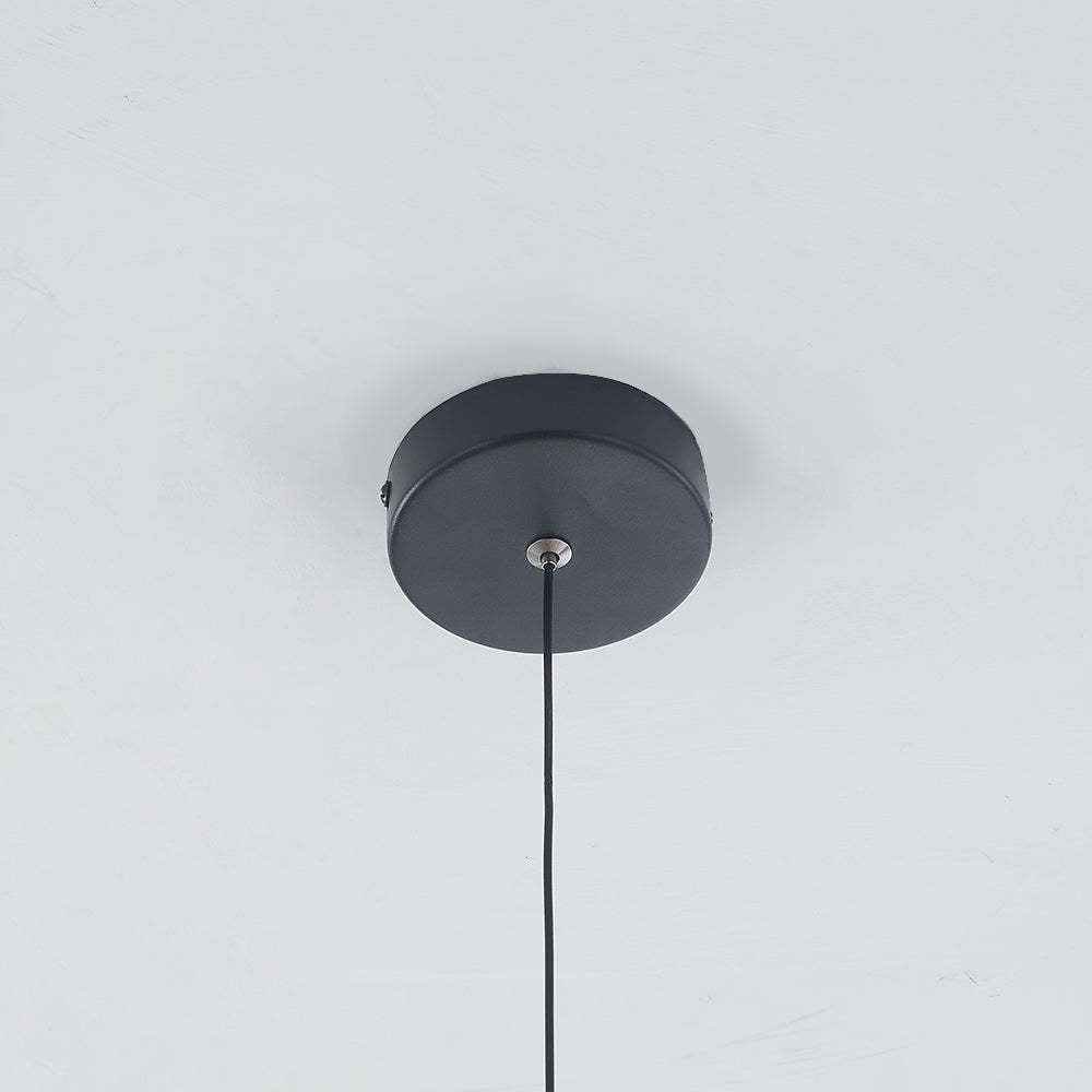 Arisha Modern Minimalistisch LED Ring Pendelleuchte Schwarz/Gold Schlafzimmer Metall