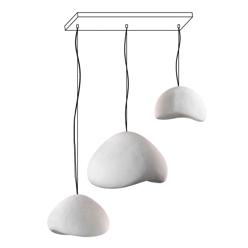 Lustra Kronleuchter Rau Kombination Wabi-Sabi-Letslighting