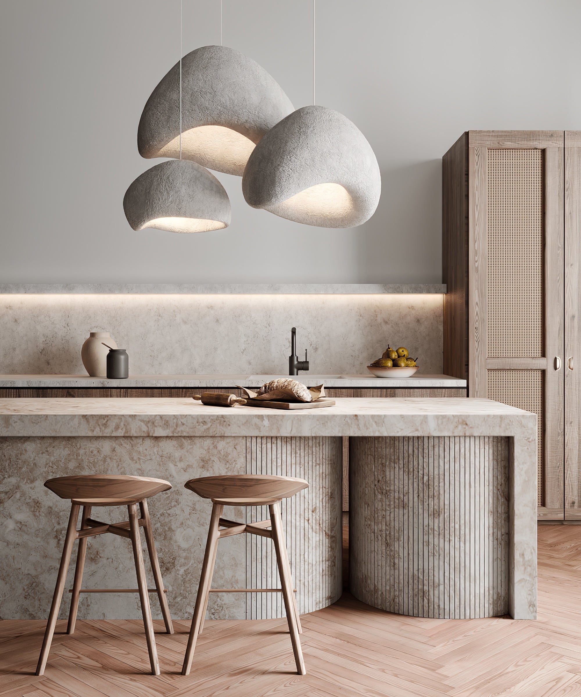 Lustra Kronleuchter Rau Kombination Wabi-Sabi-Letslighting
