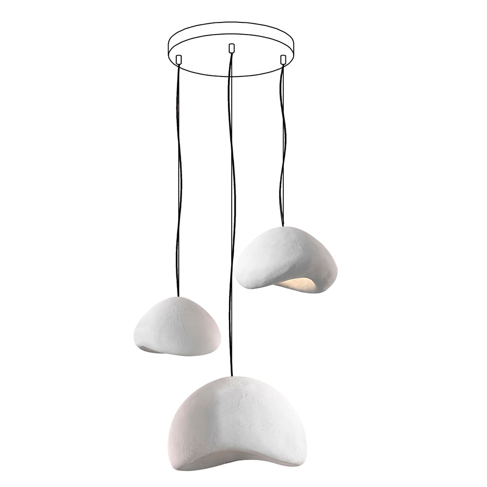 Lustra Kronleuchter Rau Kombination Wabi-Sabi-Letslighting
