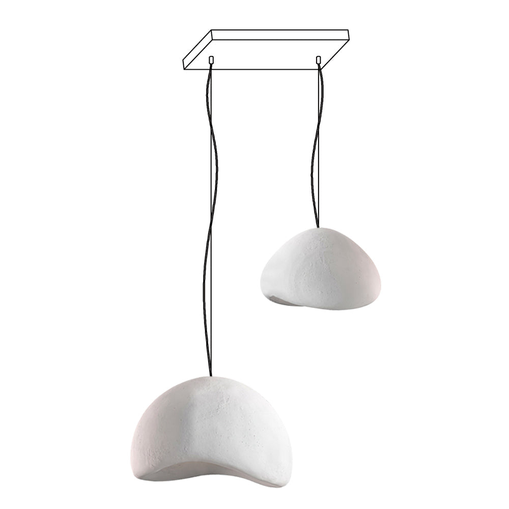 Lustra Kronleuchter Rau Kombination Wabi-Sabi-Letslighting