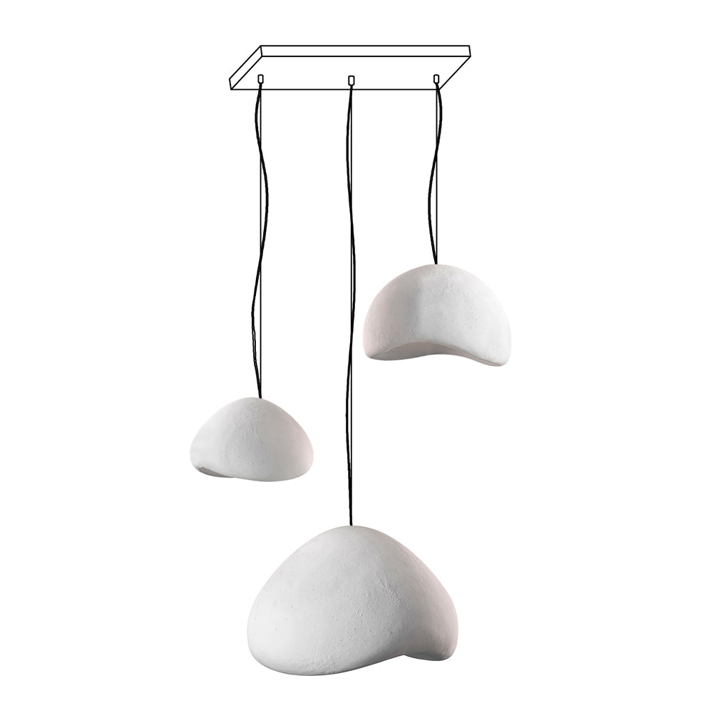 Lustra Kronleuchter Rau Kombination Wabi-Sabi-Letslighting