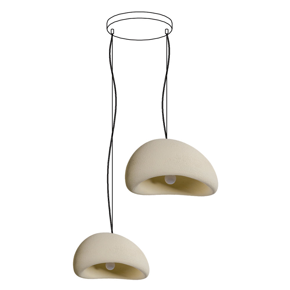 Lustra Kronleuchter Rau Kombination Wabi-Sabi-Letslighting