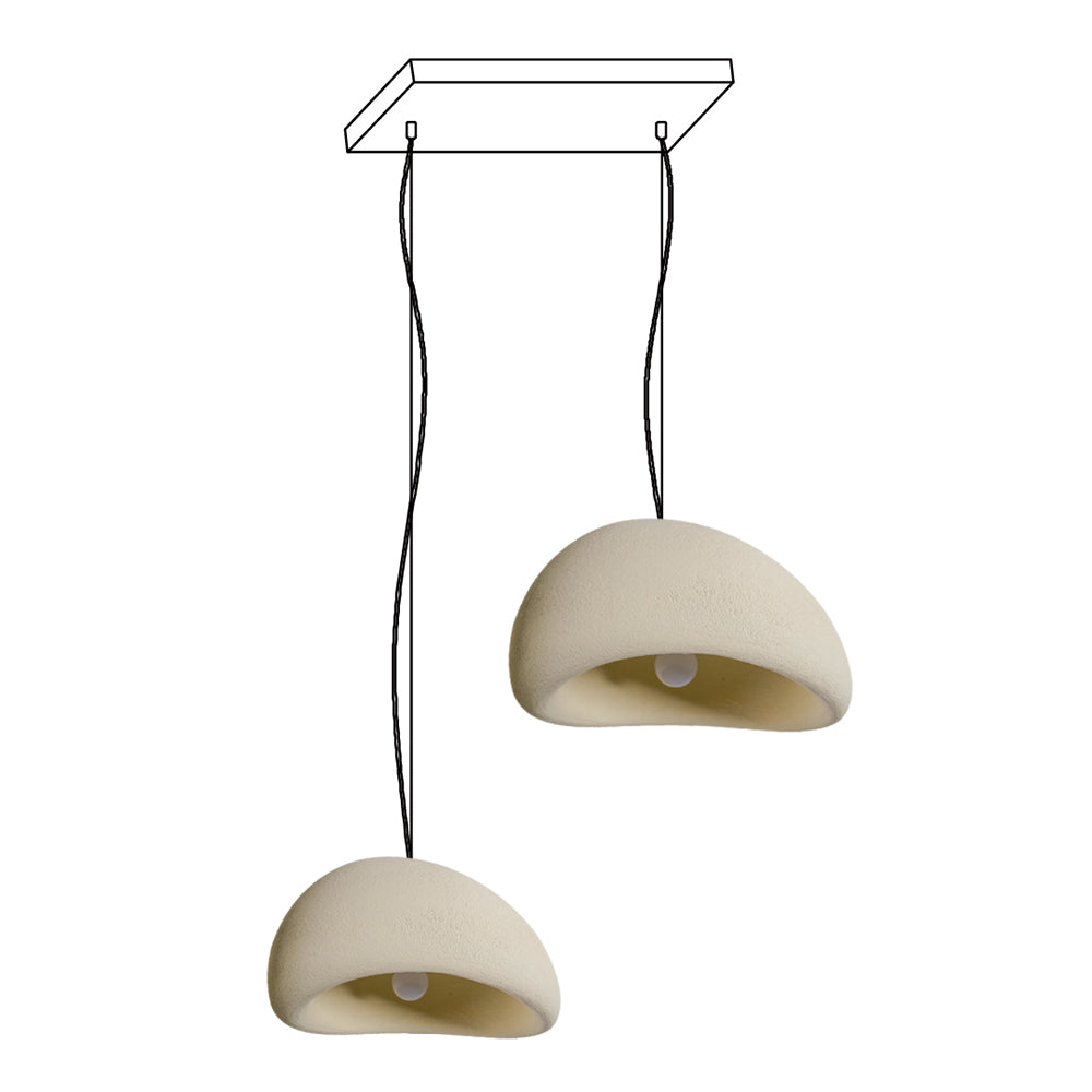 Lustra Kronleuchter Rau Kombination Wabi-Sabi-Letslighting