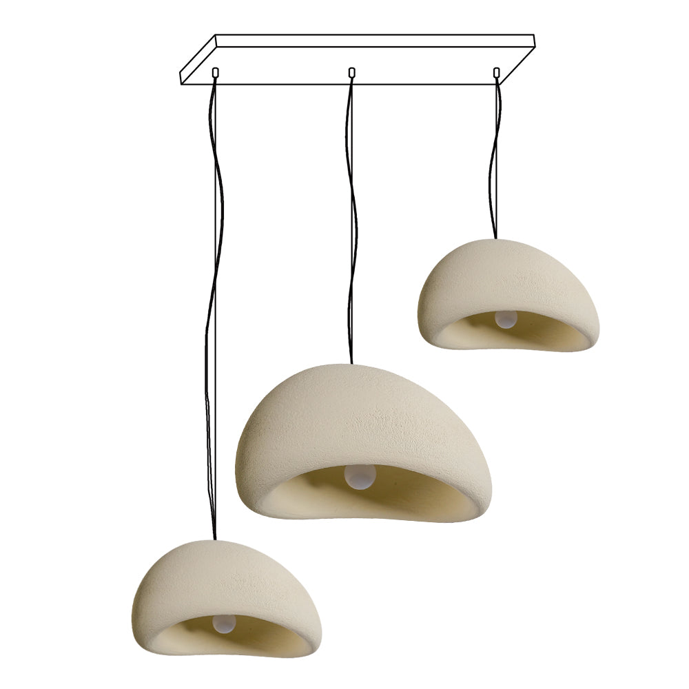 Lustra Kronleuchter Rau Kombination Wabi-Sabi-Letslighting