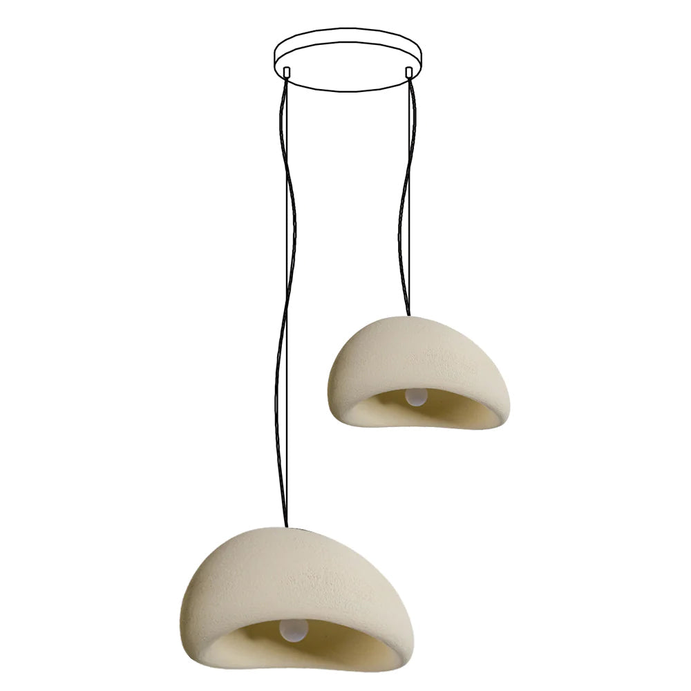 Lustra Kronleuchter Rau Kombination Wabi-Sabi-Letslighting